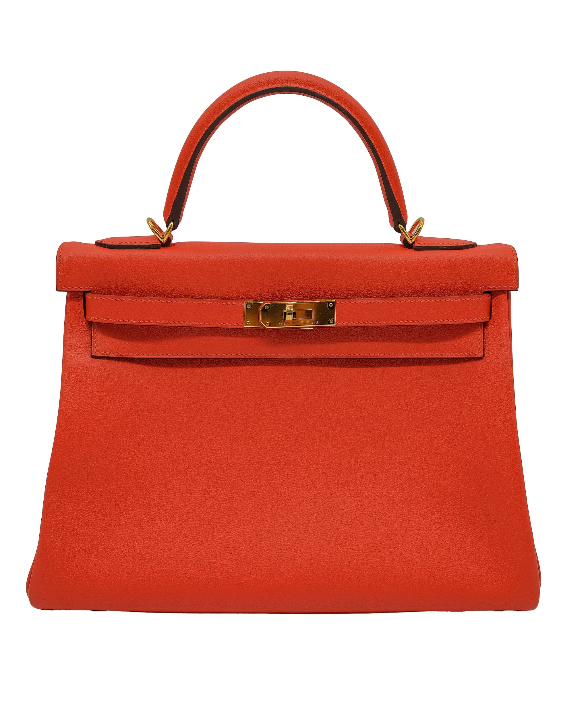 Chanel Hermes Kelly 32 Evercolour with box, dustbag & clochette RJC3208