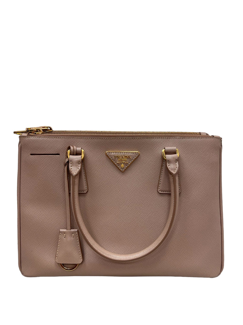 Prada Executive Tote Blush Small Saffiano SKC1588 LuxuryPromise