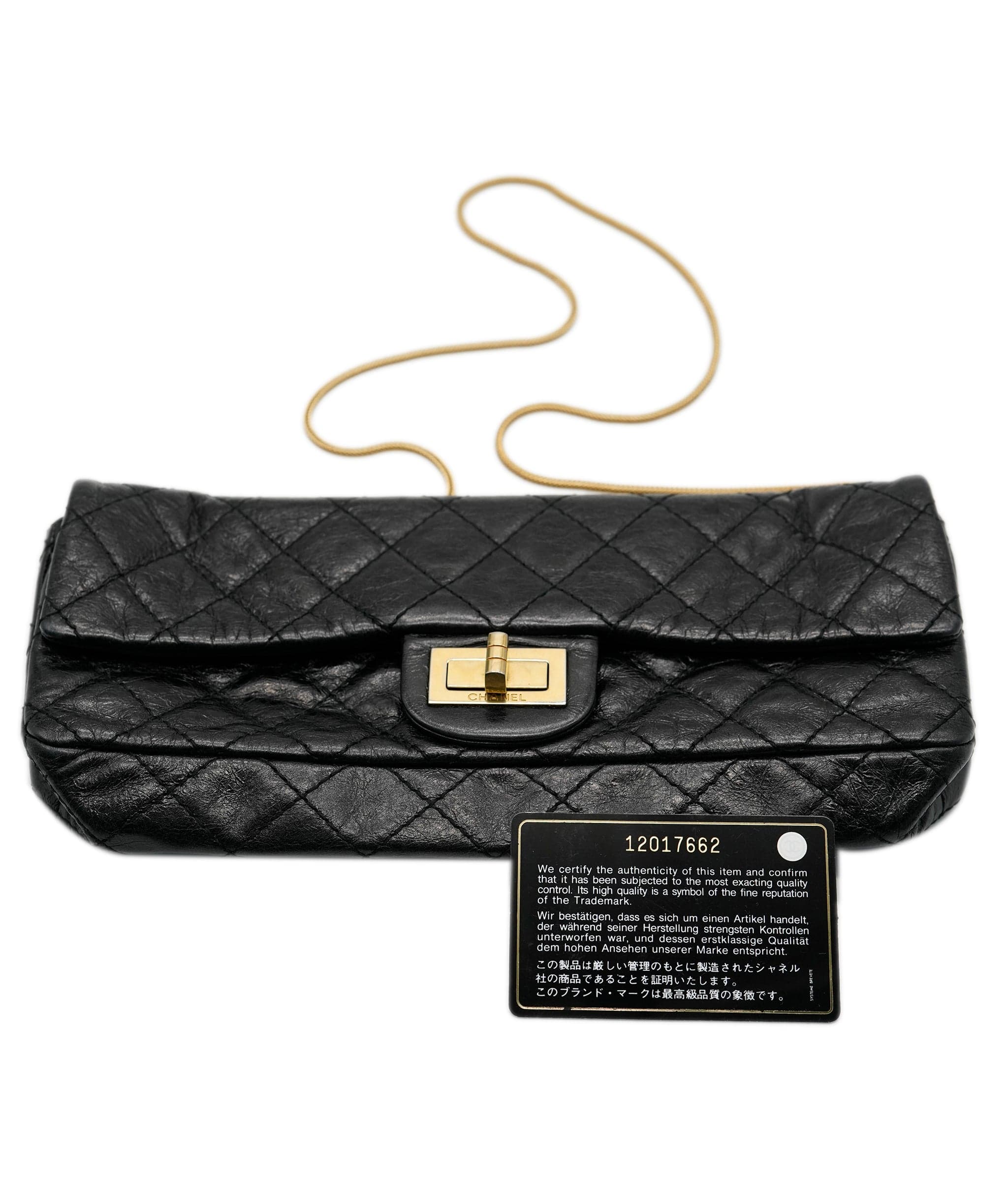 Chanel Vintage Chanel Black Long Timeless GHW ALC0578