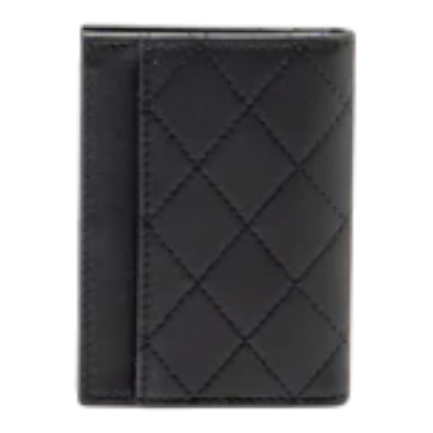 Chanel Chanel Quilted CC Card Holder Calfskin Black With Black Hardware (Microchip) - GIFTABLE