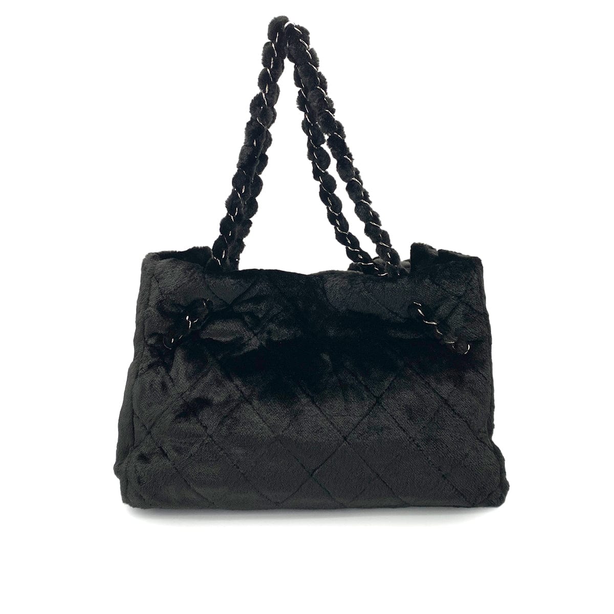 Chanel Chanel Camellia Tote Black Fantasy Fur #13 90252968