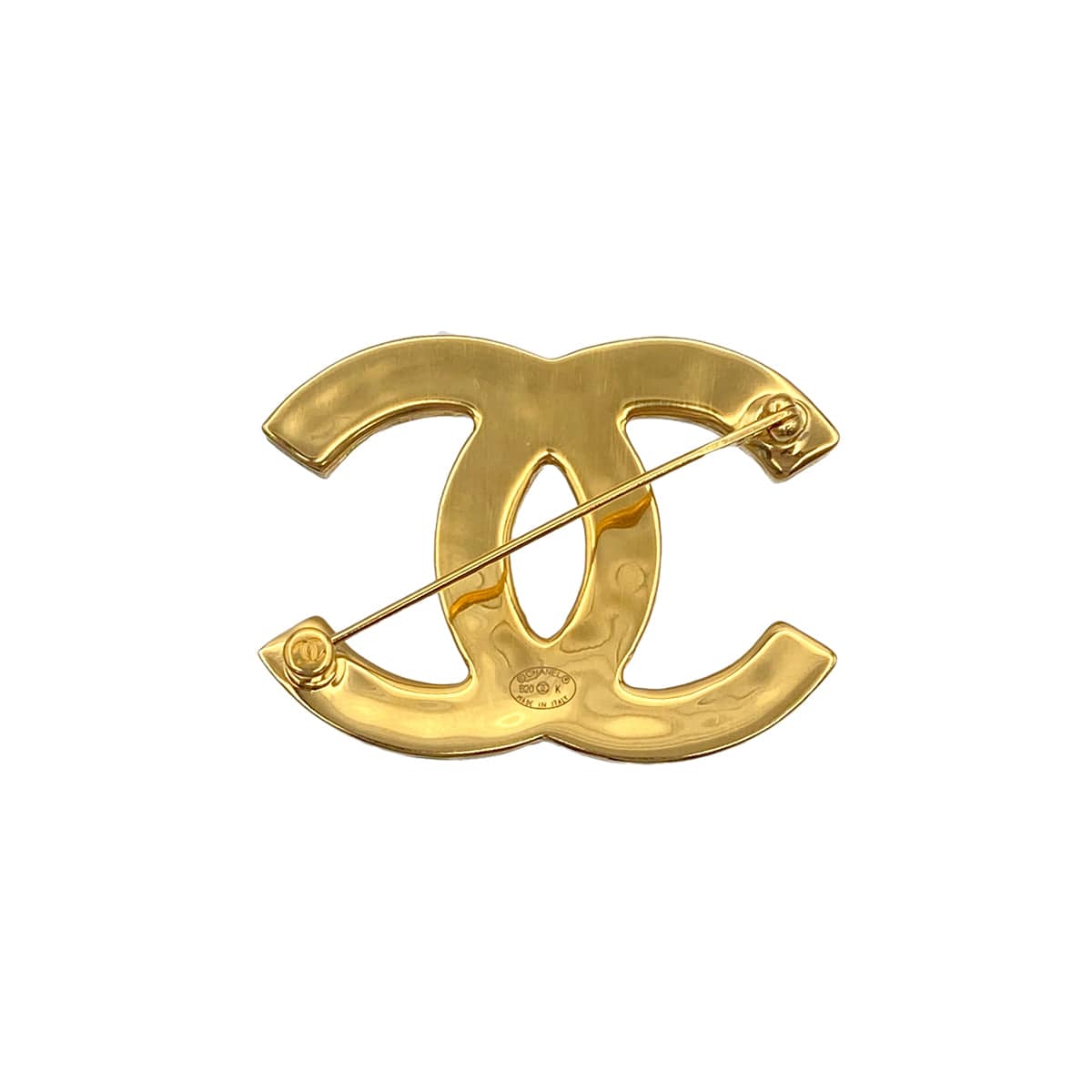 CHANEL CHANEL COCOMARK BROOCH RHINESTONE ACCESSORY B20K 90274065
