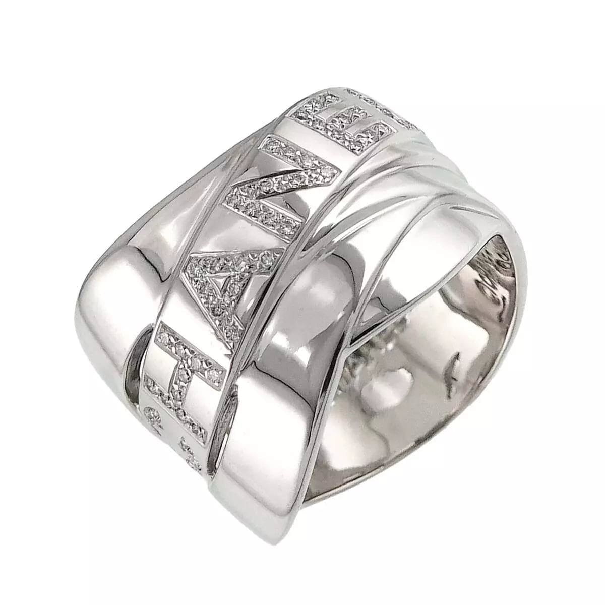 Chanel CHANEL Diamond Ring 18K White Gold 750 size6.75(US) 90252165