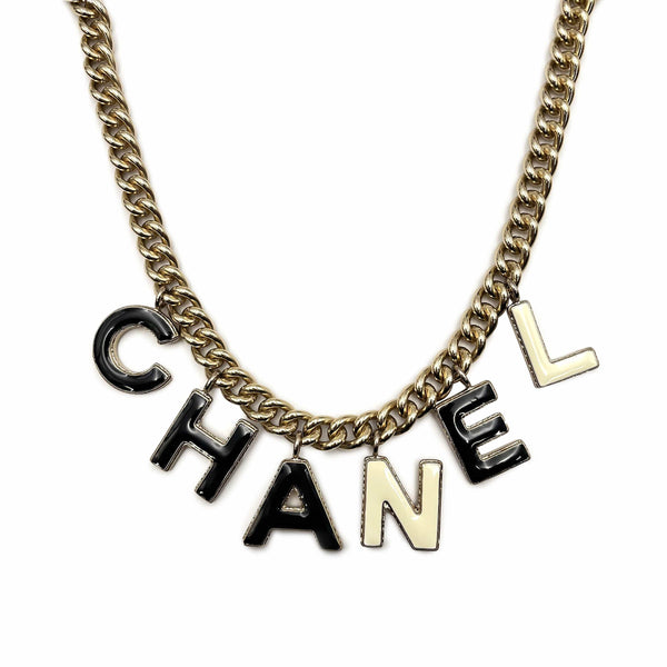 Chanel CHANEL NECKLACE LOGO CHARM ACCESSORY B22A 90223217