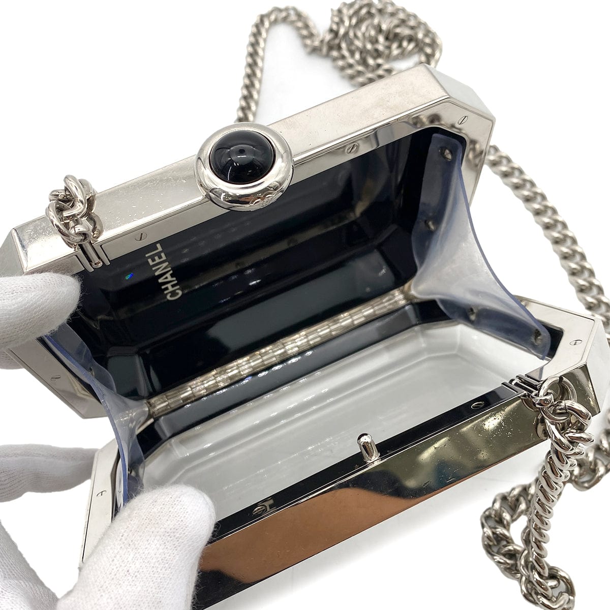 Chanel Chanel Premiere Minaudiere Silver B15C 90251846