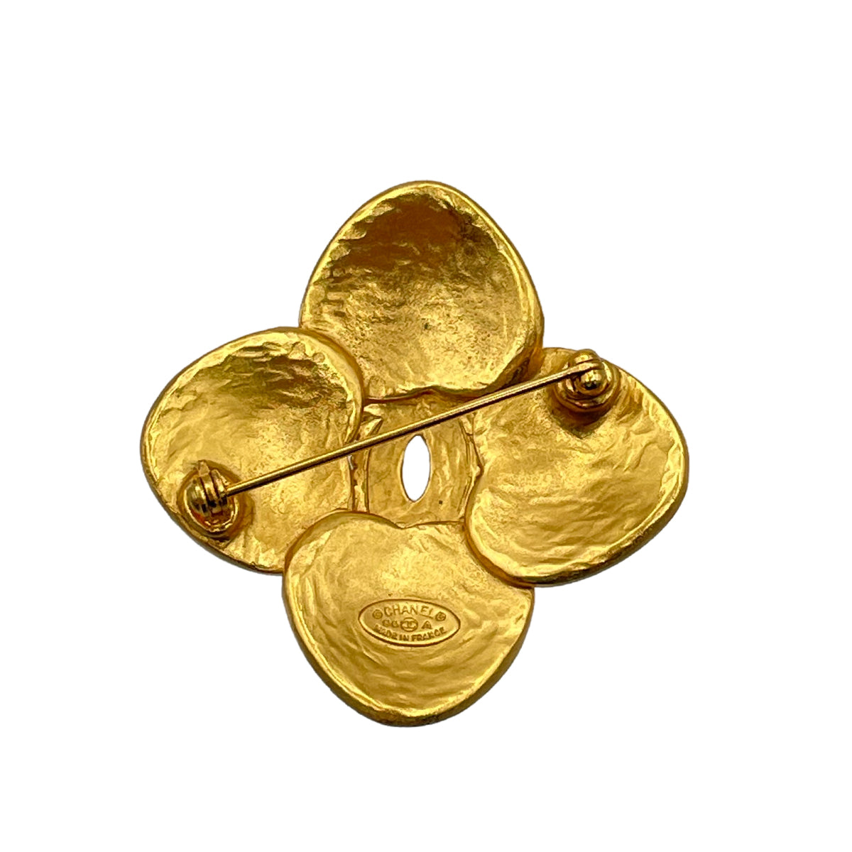 Chanel CHANEL VINTAGE BROOCH COCO MARK FLOWER GOLD ACCESSORY 96A 90263643