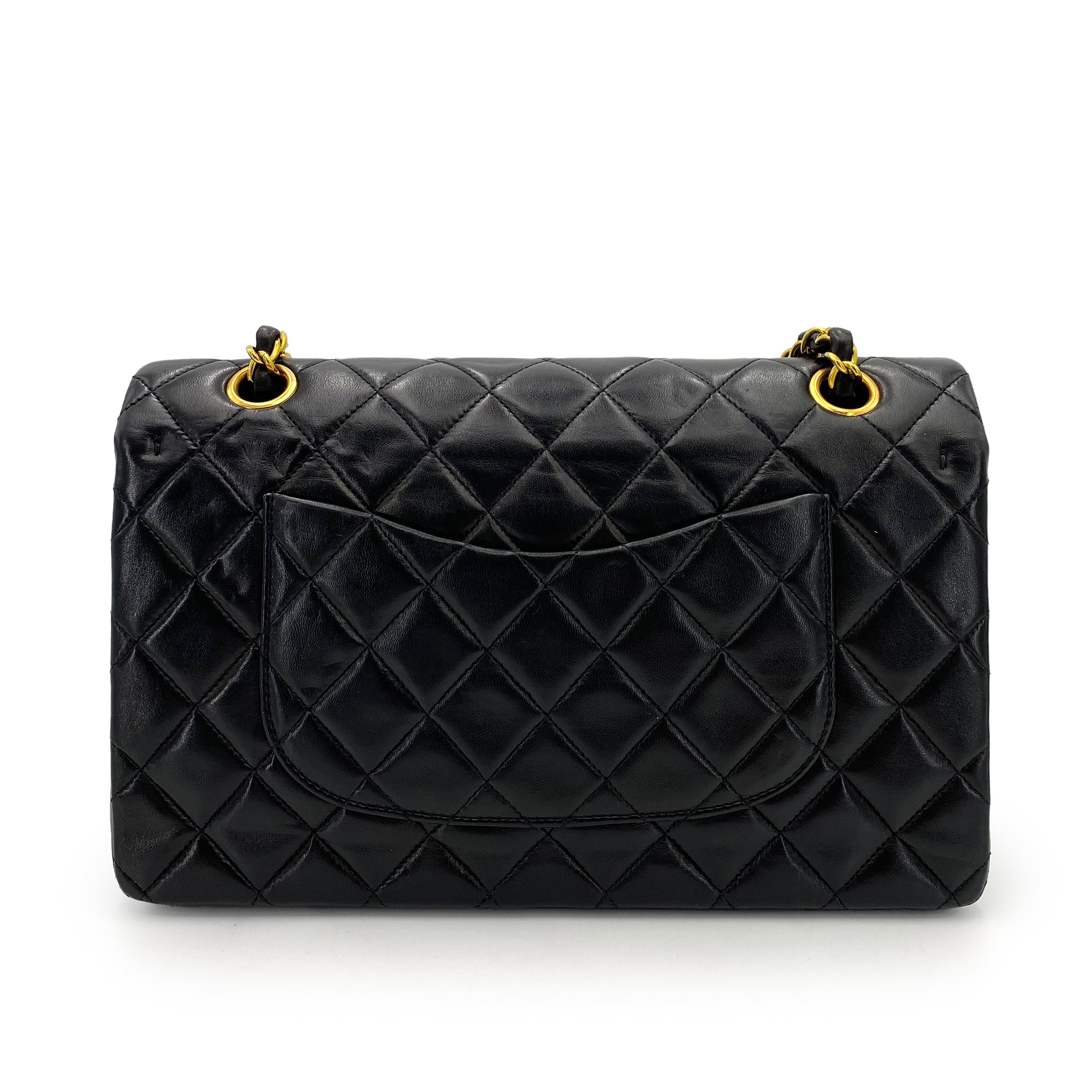 Chanel Chanel Vintage Classic Flap Medium Black Lambskin 90242348