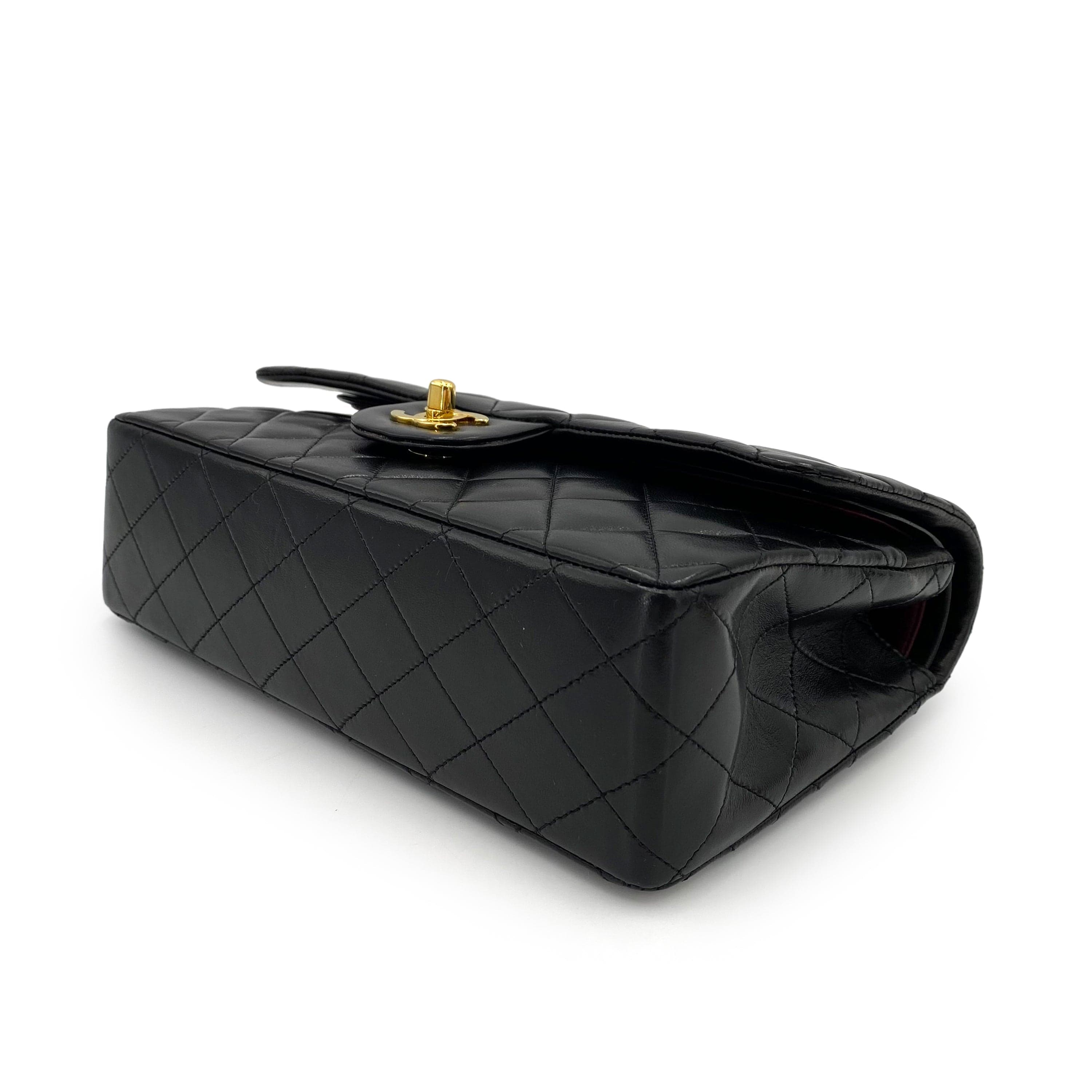 Chanel Chanel Vintage Classic Flap Medium Black Lambskin 90242348