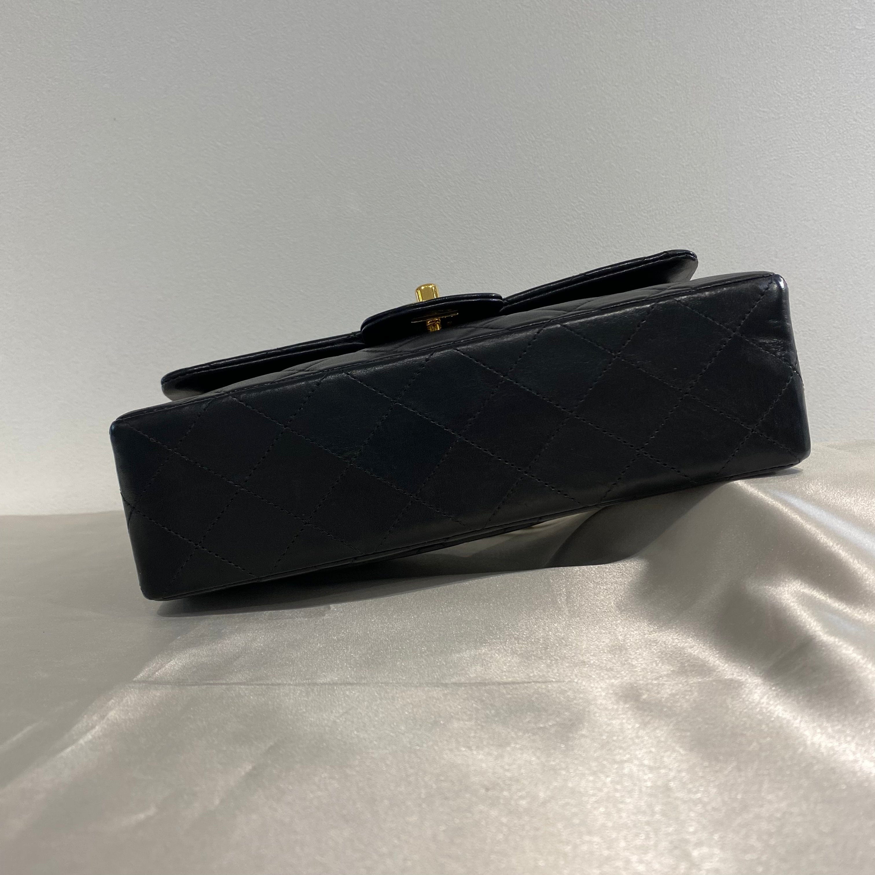 Chanel Chanel Vintage Classic Flap Small Black Lambskin GHW #6 90212817