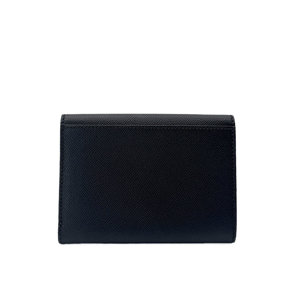 CHANEL CHANEL VINTAGE COCOMARK TRIFOLD WALLET BLACK CAVIAR SKIN 90291903