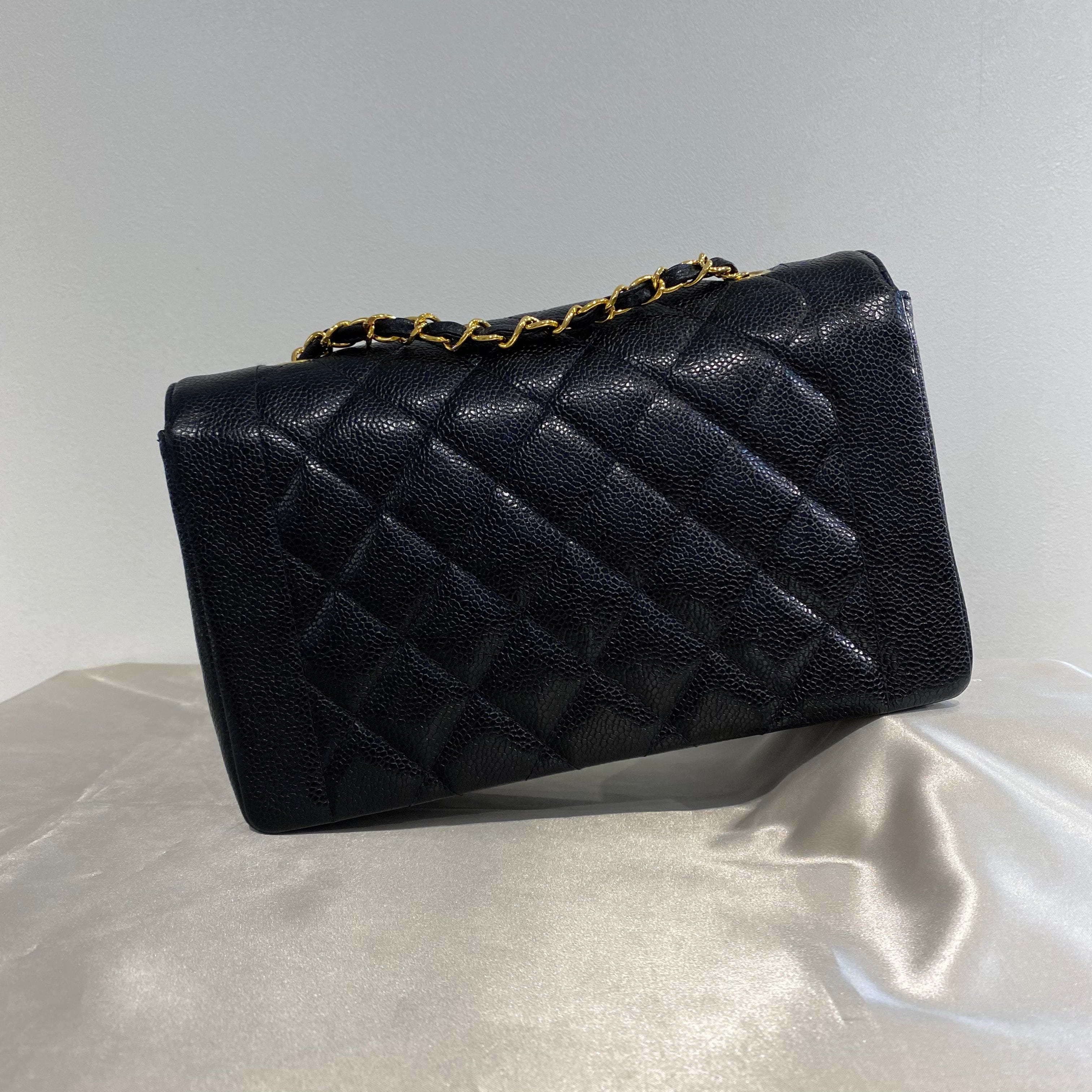 Chanel Chanel Vintage Diana Medium Black Caviar GHW #2 90213952