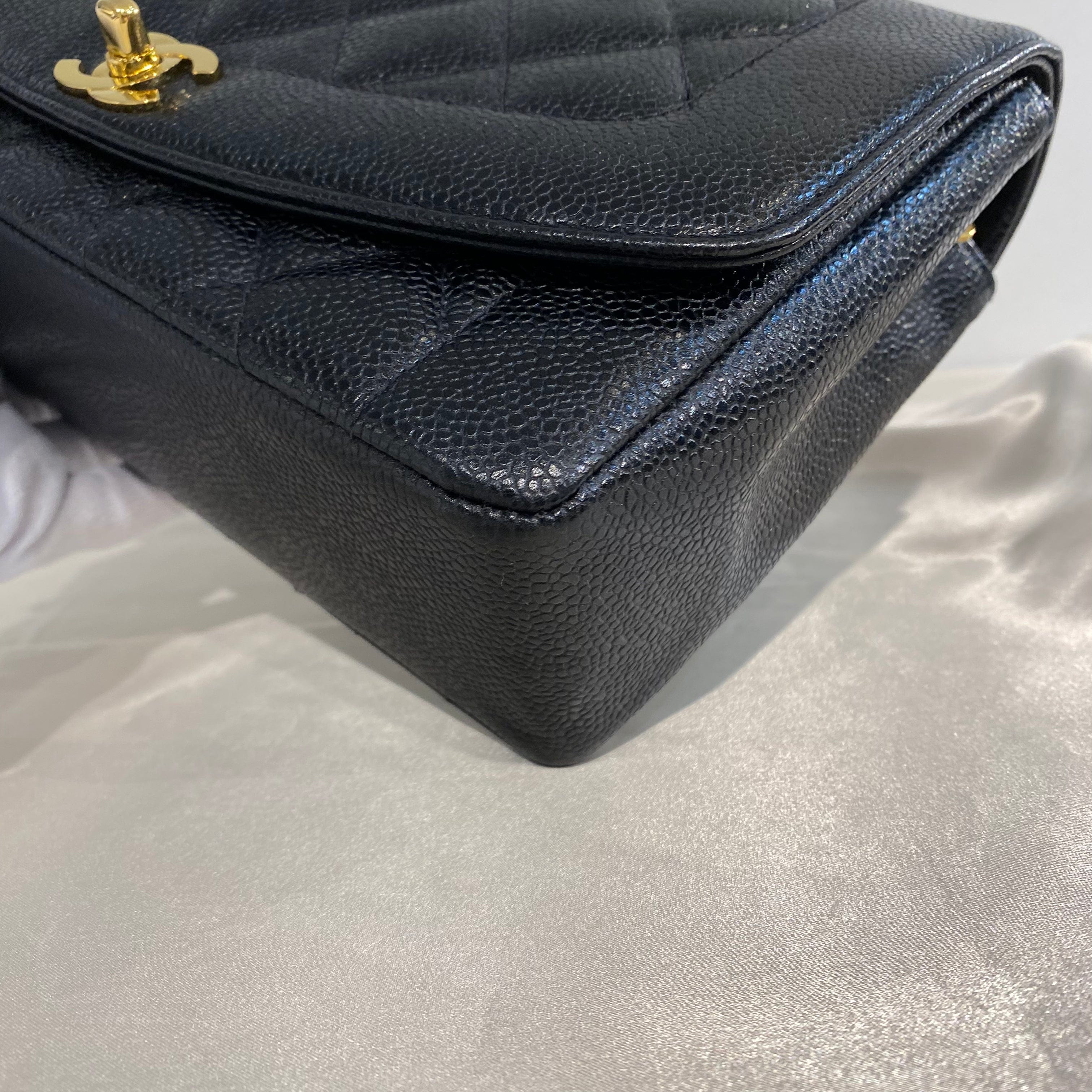 Chanel Chanel Vintage Diana Medium Black Caviar GHW #2 90213952