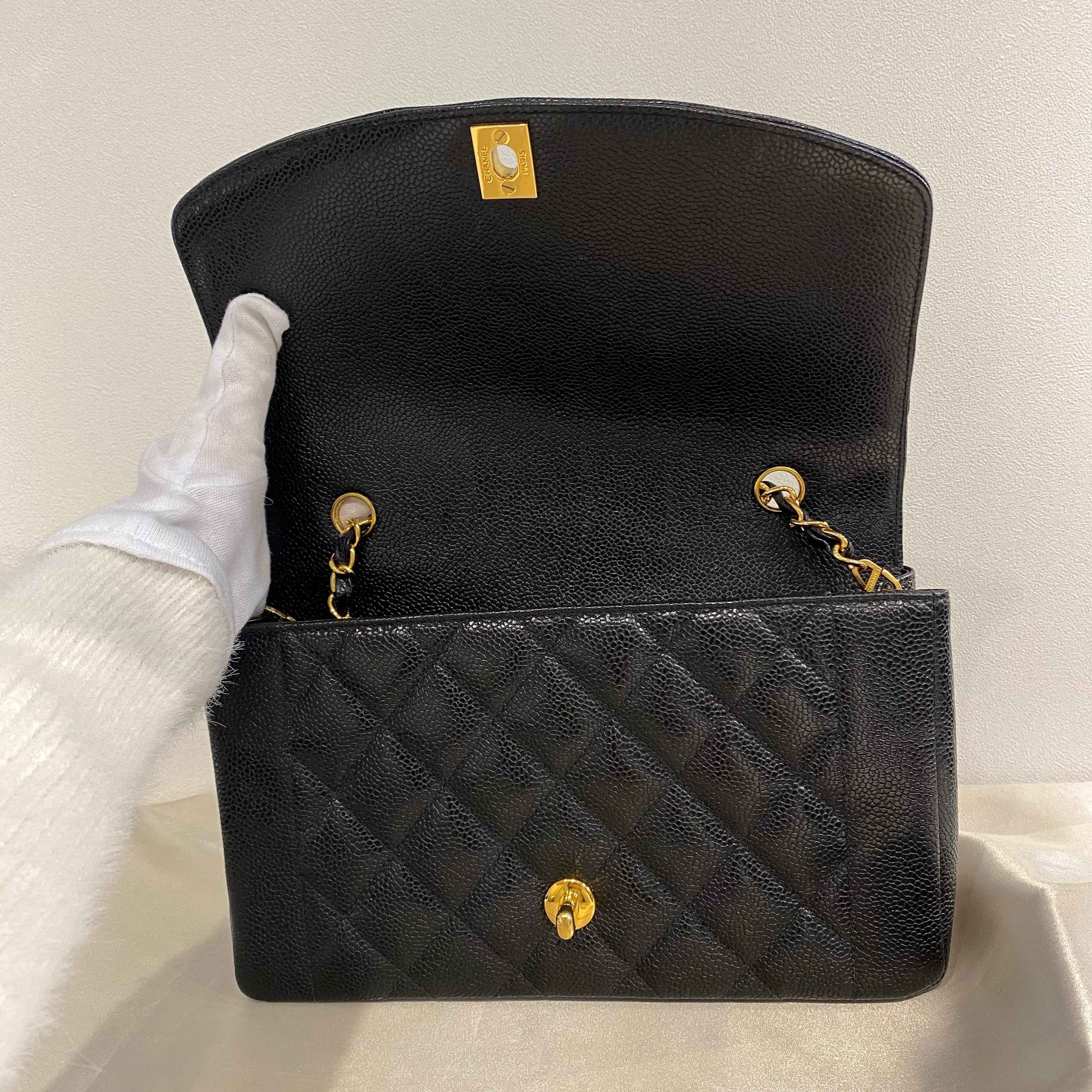 Chanel Chanel Vintage Diana Medium Black Caviar GHW #2 90213952