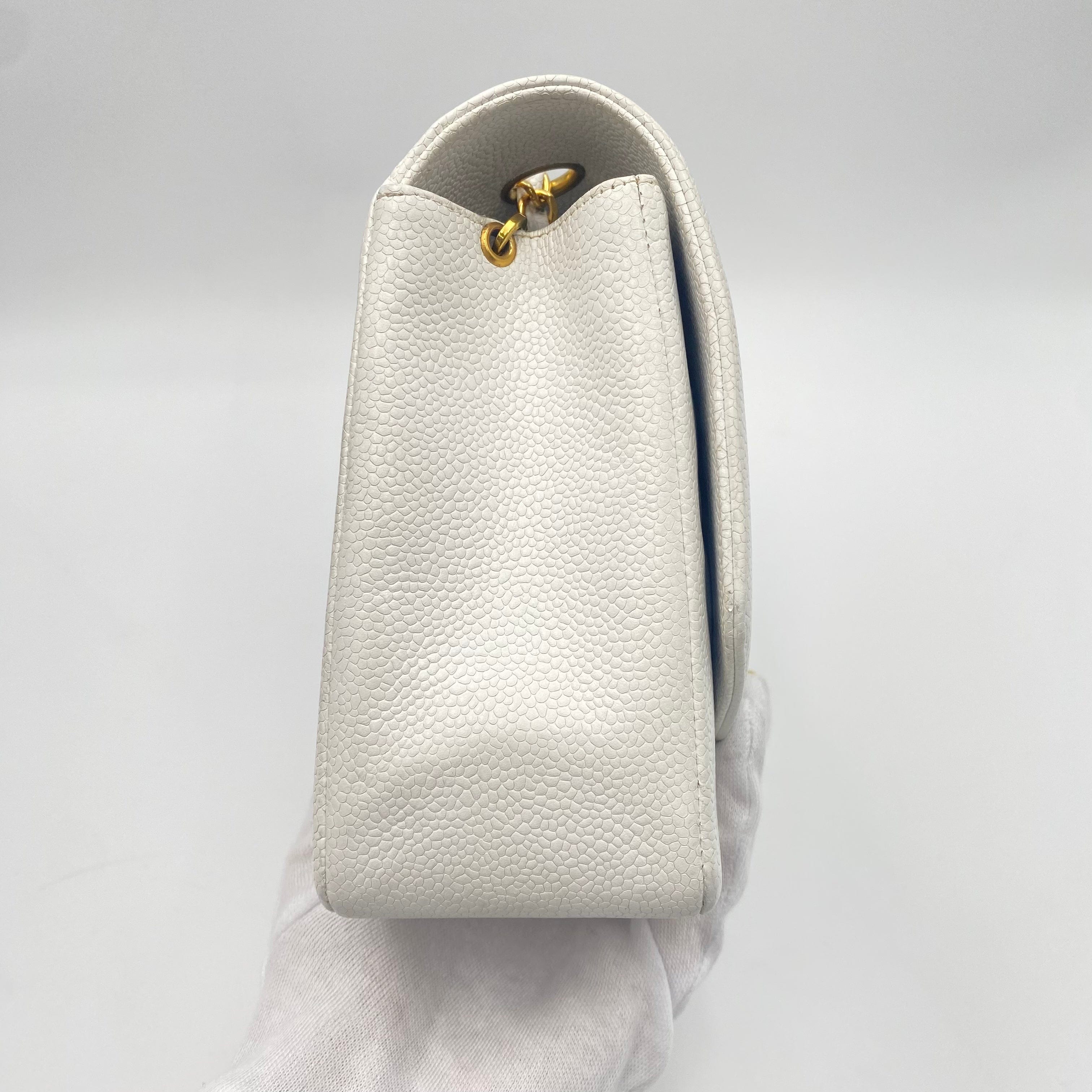 Chanel Chanel Vintage Diana Small White Caviar GHW #4 90195652