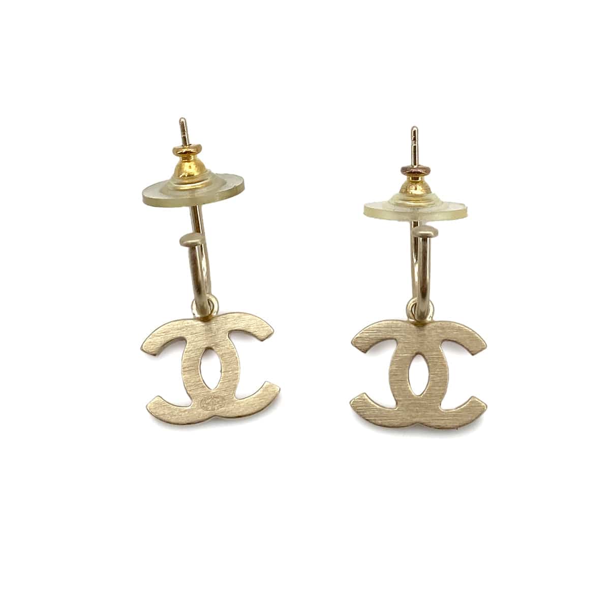 chanel CHANEL VINTAGE EARRINGS COCO MARK RED ACCESSORY 08C 90259937