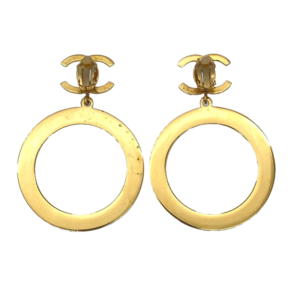 Chanel CHANEL VINTAGE EARRINGS COCOMARK HOOP ACCESSORY 90271862