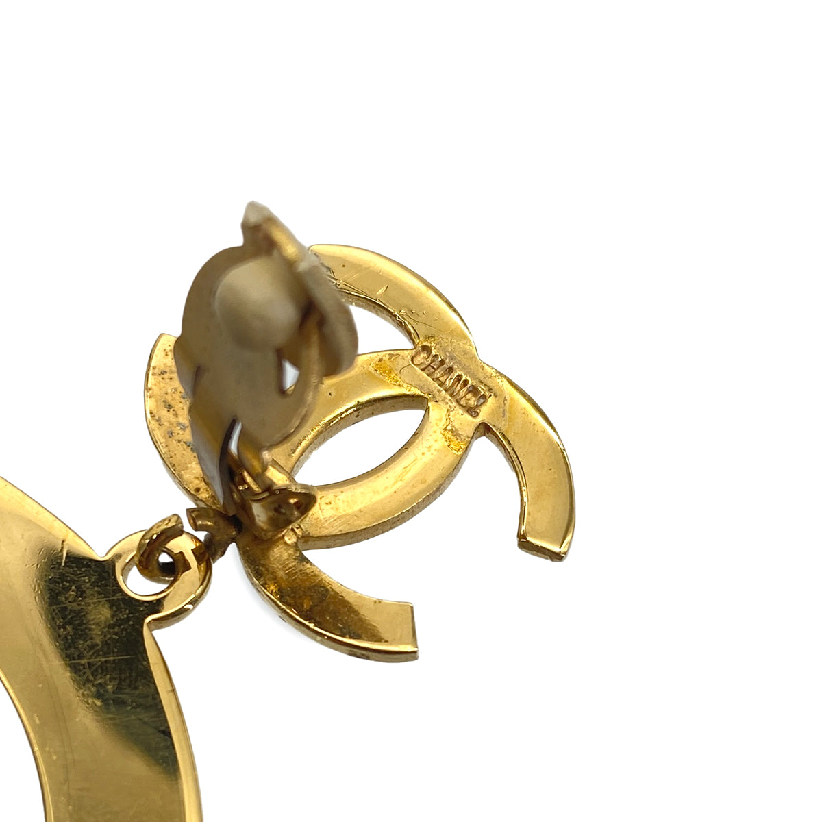 Chanel CHANEL VINTAGE EARRINGS COCOMARK HOOP ACCESSORY 90271862