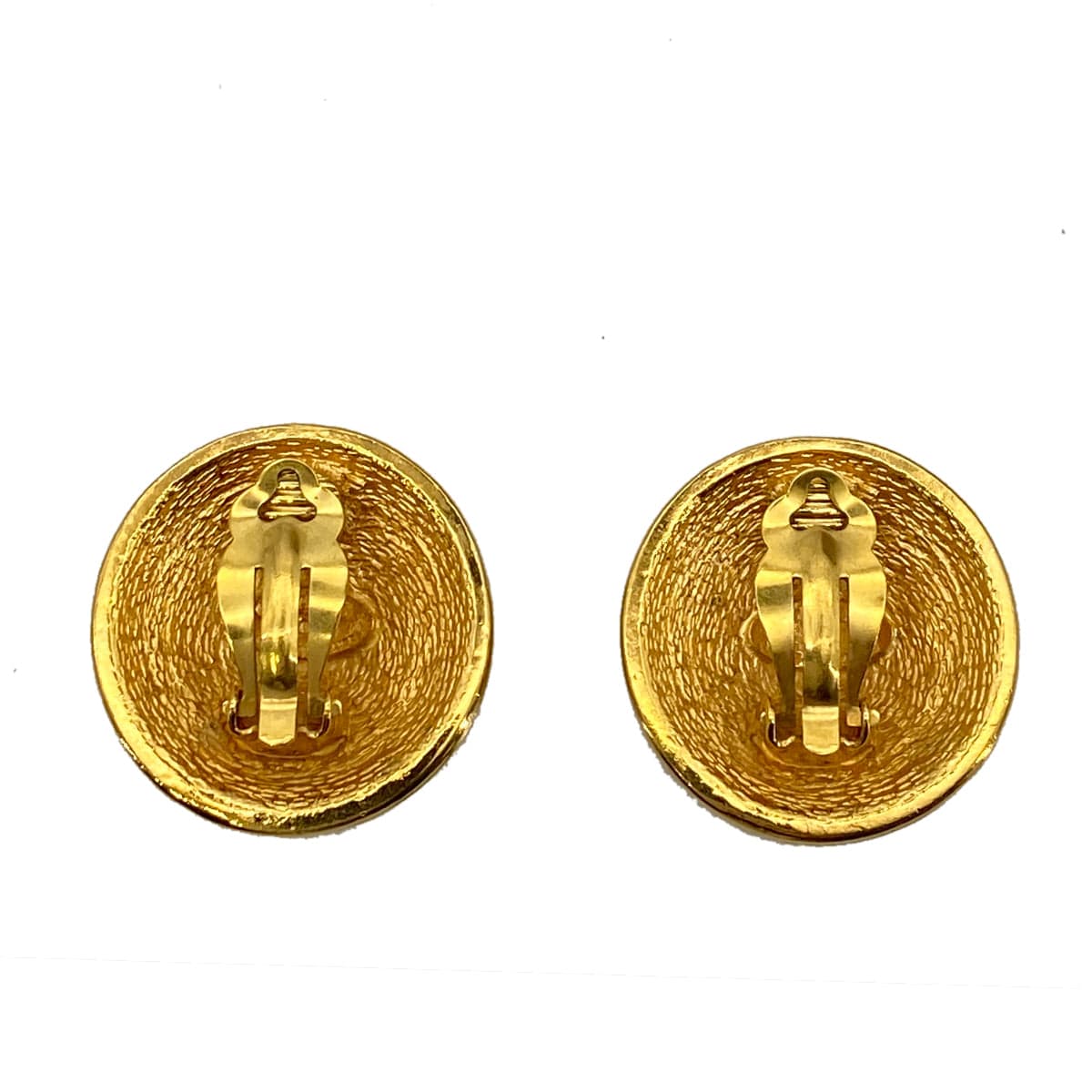 CHANEL CHANEL VINTAGE EARRINGS ROUND COCOMARK ACCESSORY 90256939