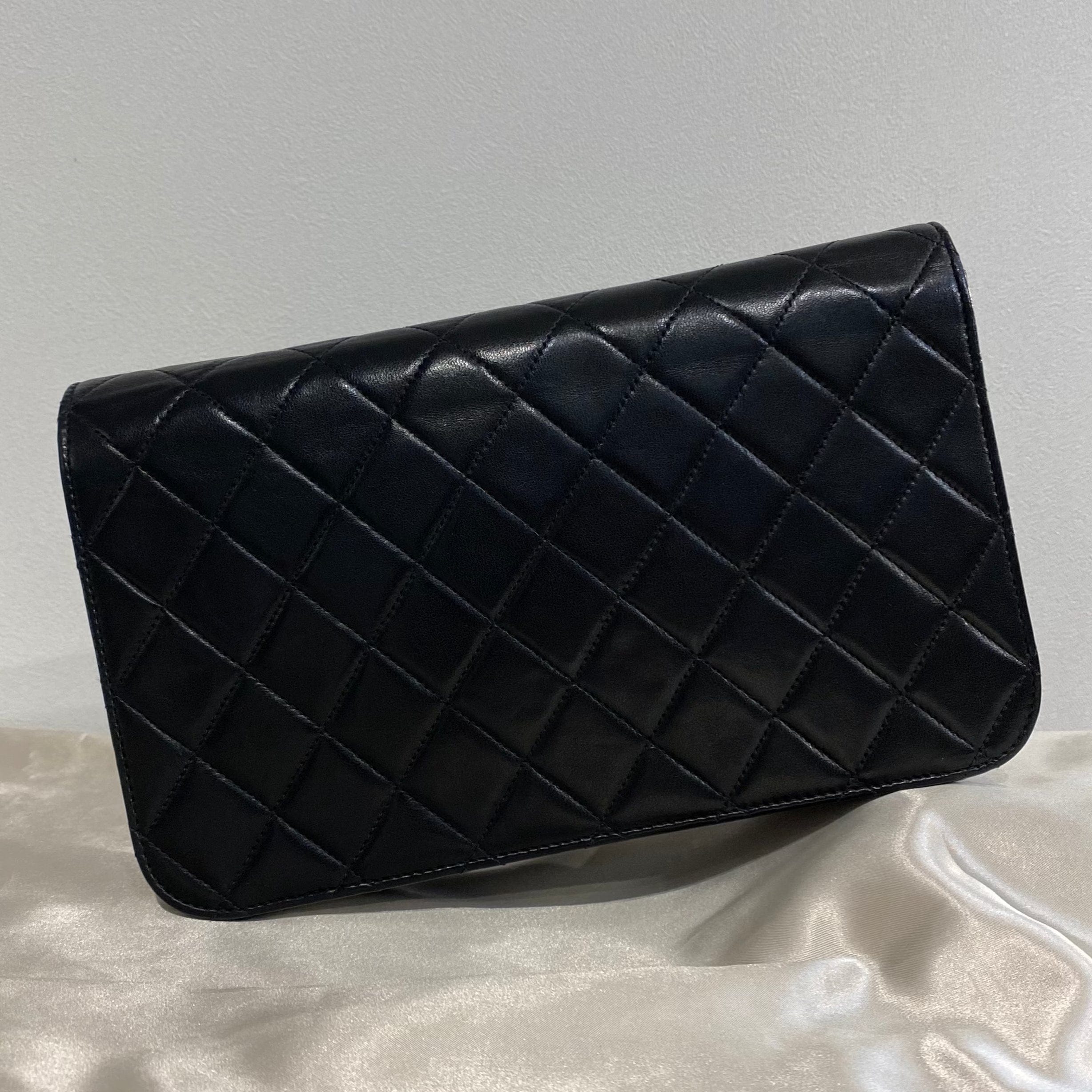 Chanel Chanel Vintage Full Flap Black Lambskin GHW #9 90209223