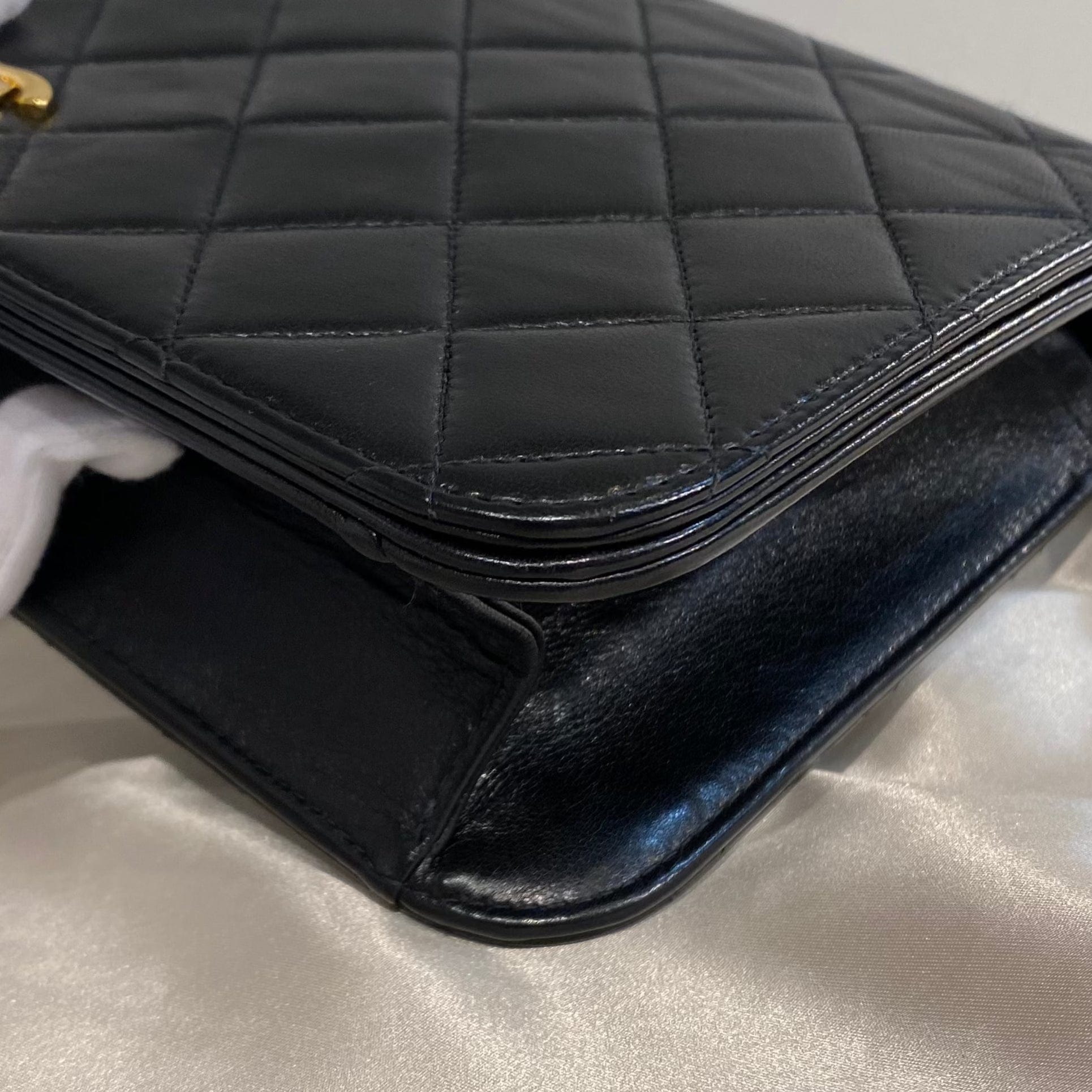 Chanel Chanel Vintage Full Flap Black Lambskin GHW #9 90209223