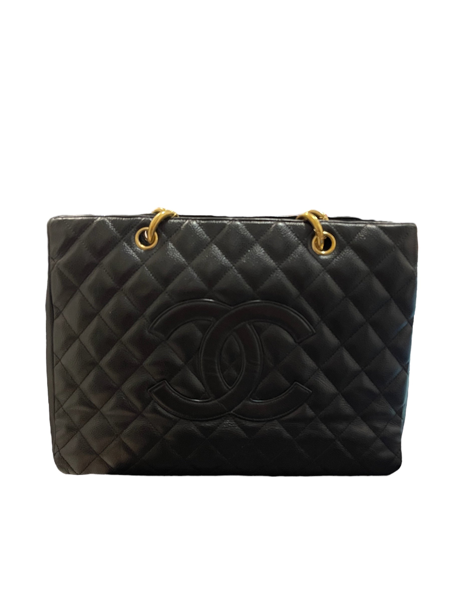 Chanel Vintage GST Black Caviar GHW 12 LuxuryPromise