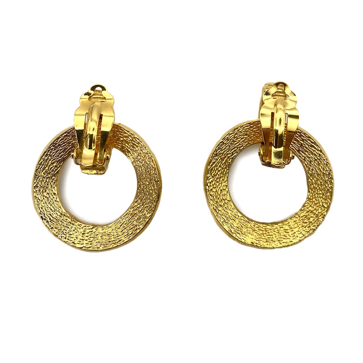 CHANEL CHANEL Vintage Hoop Earrings - 90252555