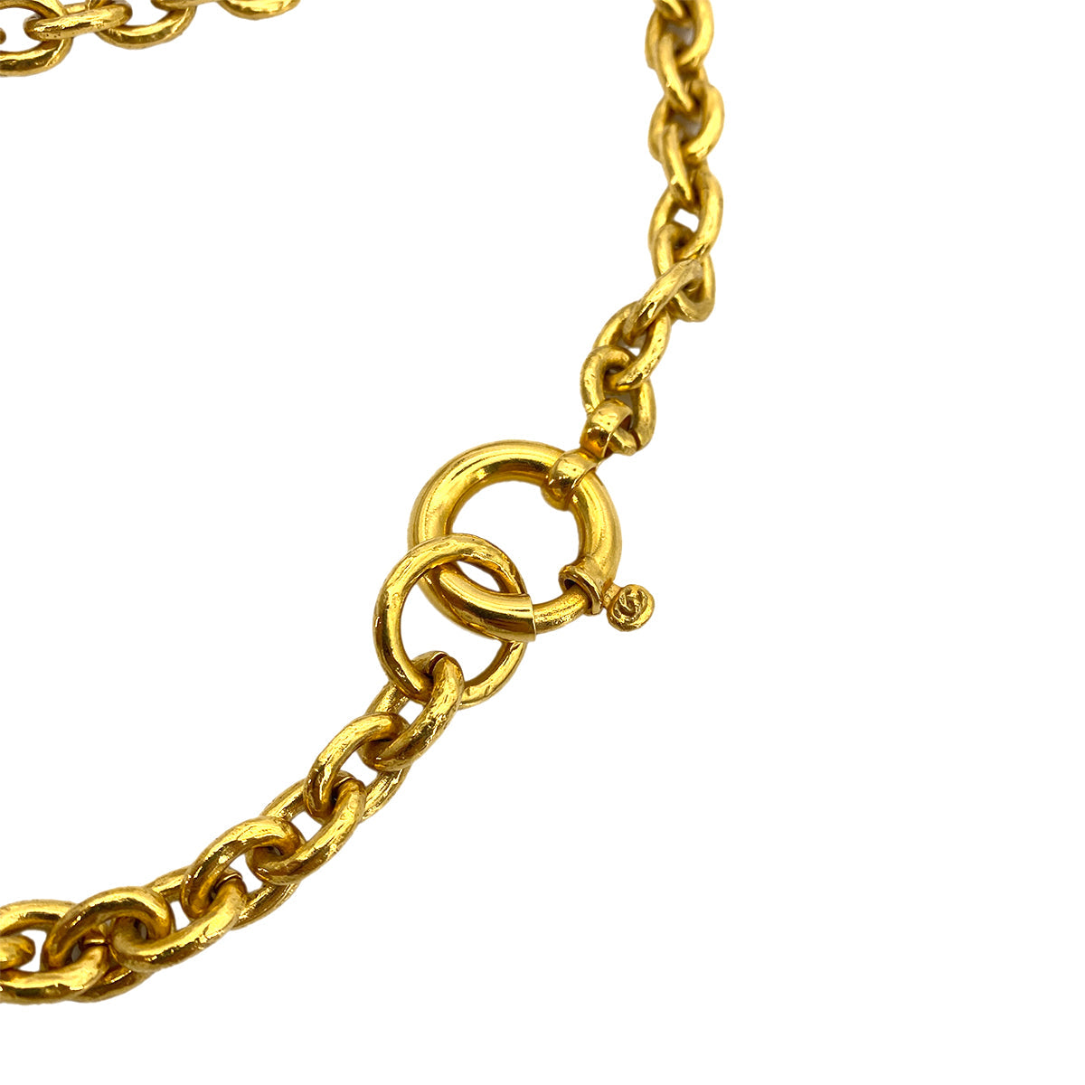 Chanel CHANEL VINTAGE NECKLACE COCOMARK ROUND ACCESSORY 94A 90251827