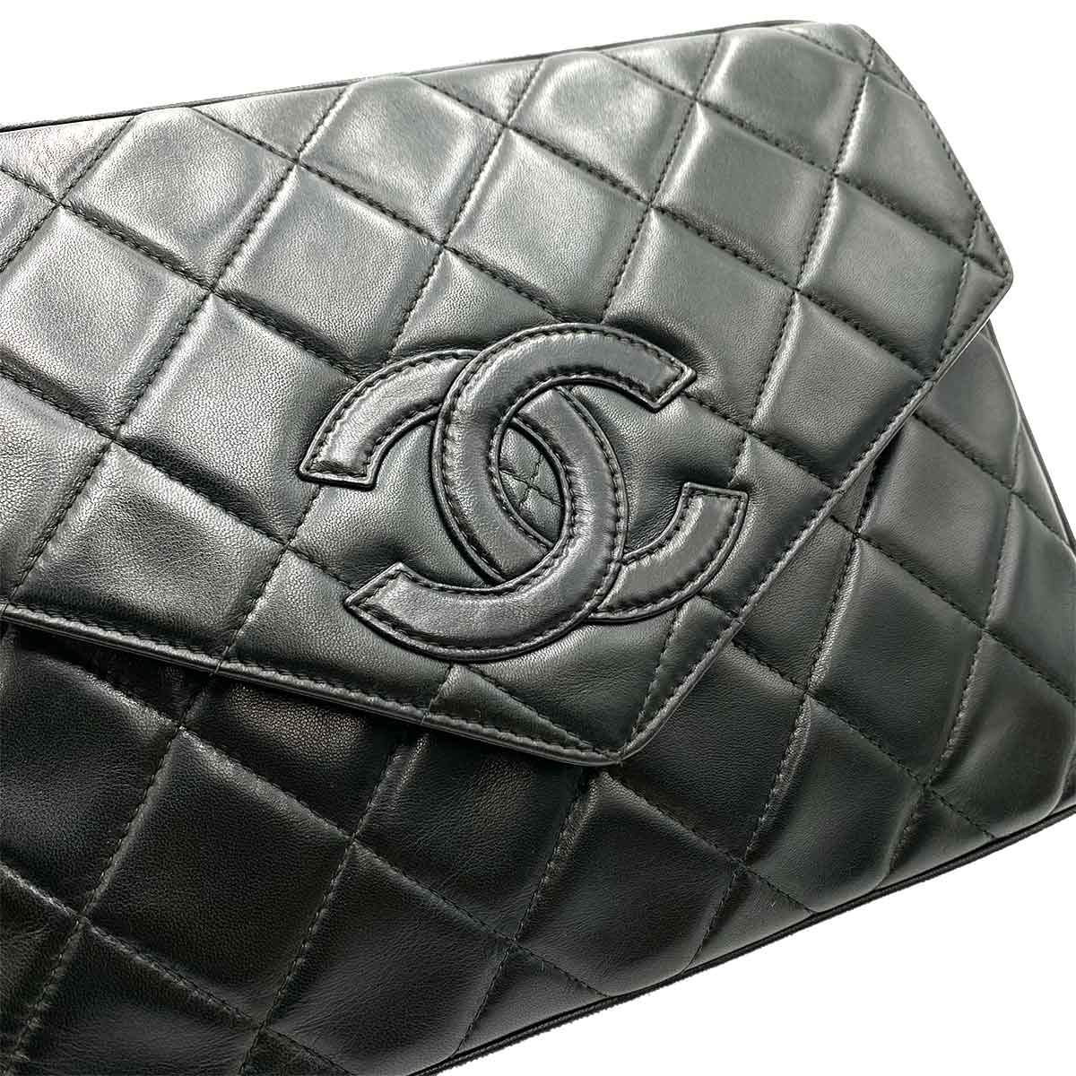 Chanel Chanel Vintage Satchel Dark Green Lambskin GHW #4 90231953
