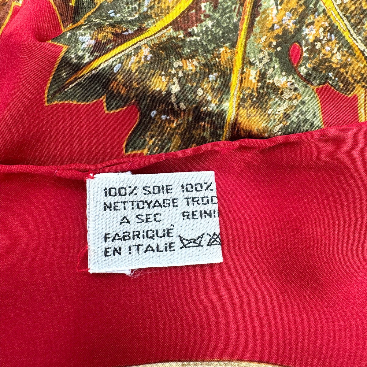 CHANEL CHANEL VINTAGE SCARF MULTICOLOR SILK 90289562