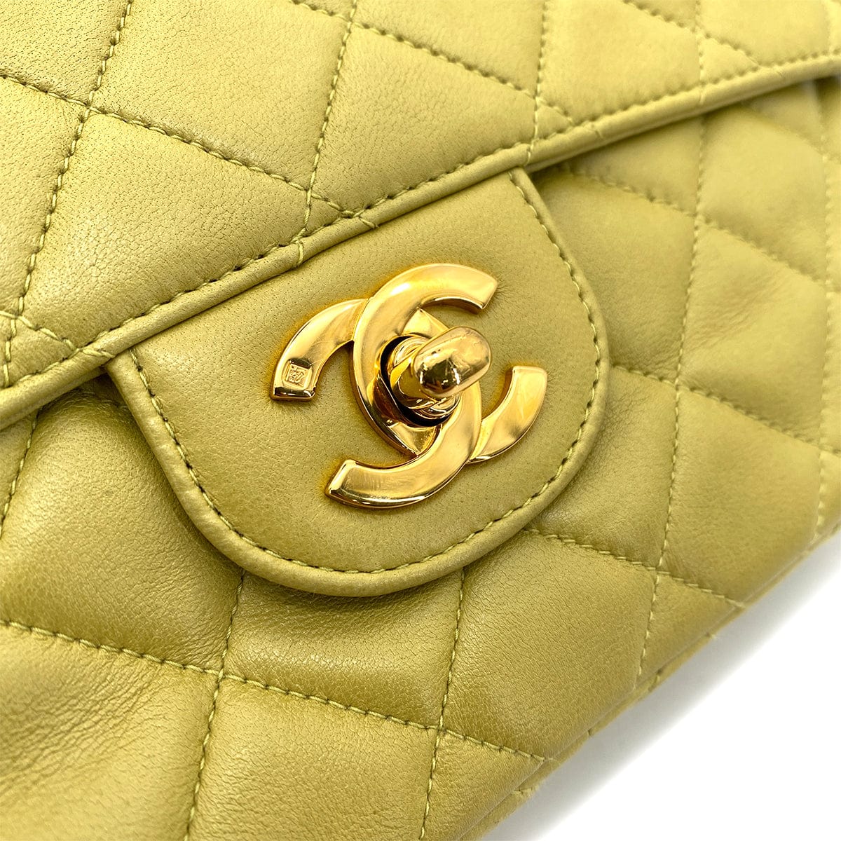 Chanel Chanel Vintage Single Flap Green Lambskin GHW #4 90251845