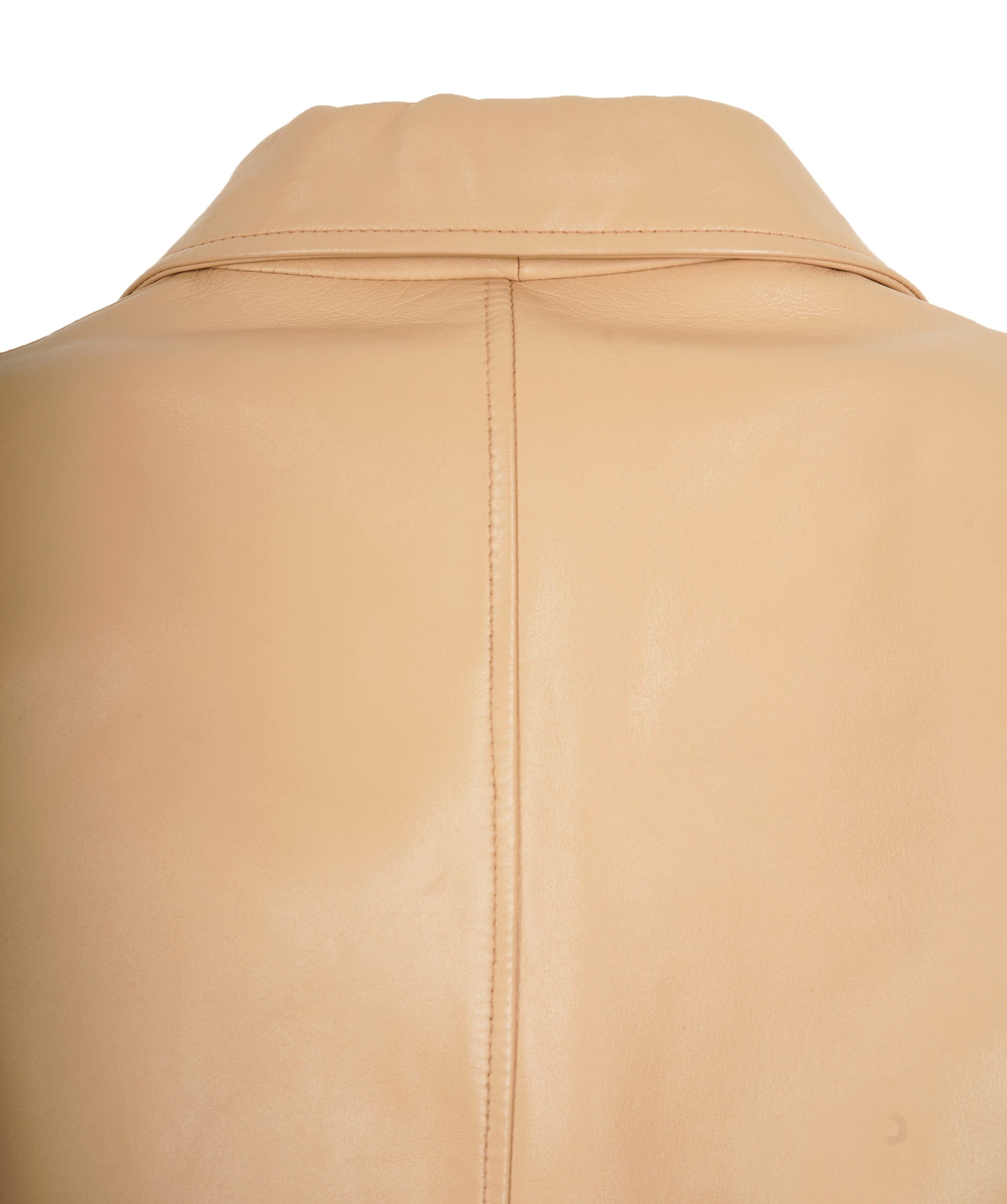 Chanel Chanel 017 #40 lambskin leather crop jacket  ASL9220