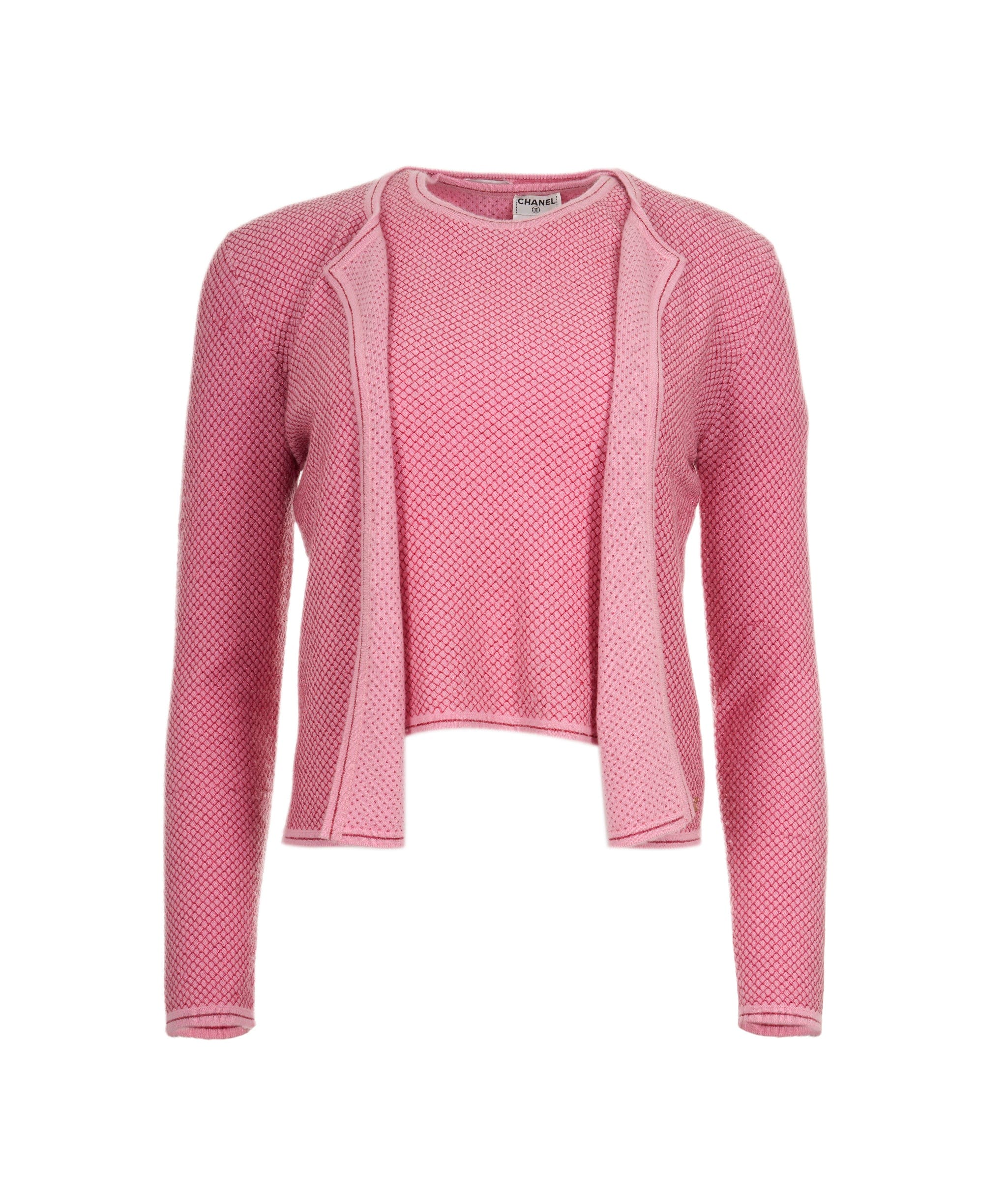 Chanel Chanel 01C Knit Top Pink ASL8306