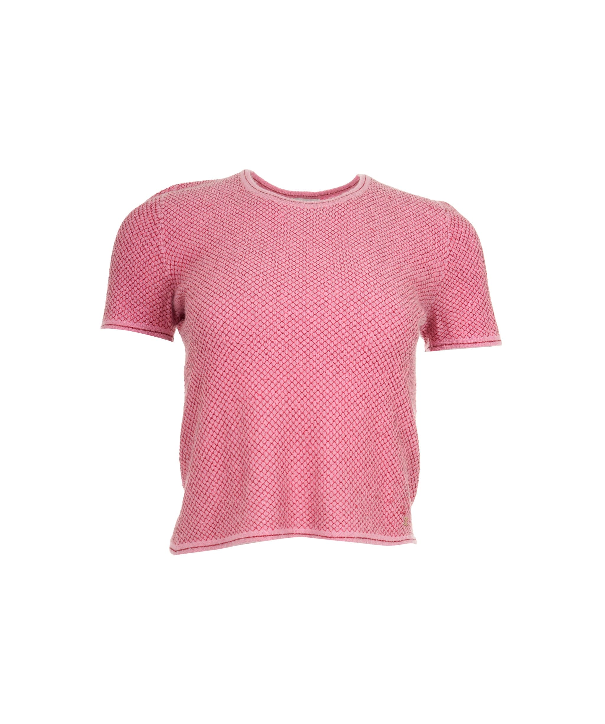 Chanel Chanel 01C Knit Top Pink ASL8306