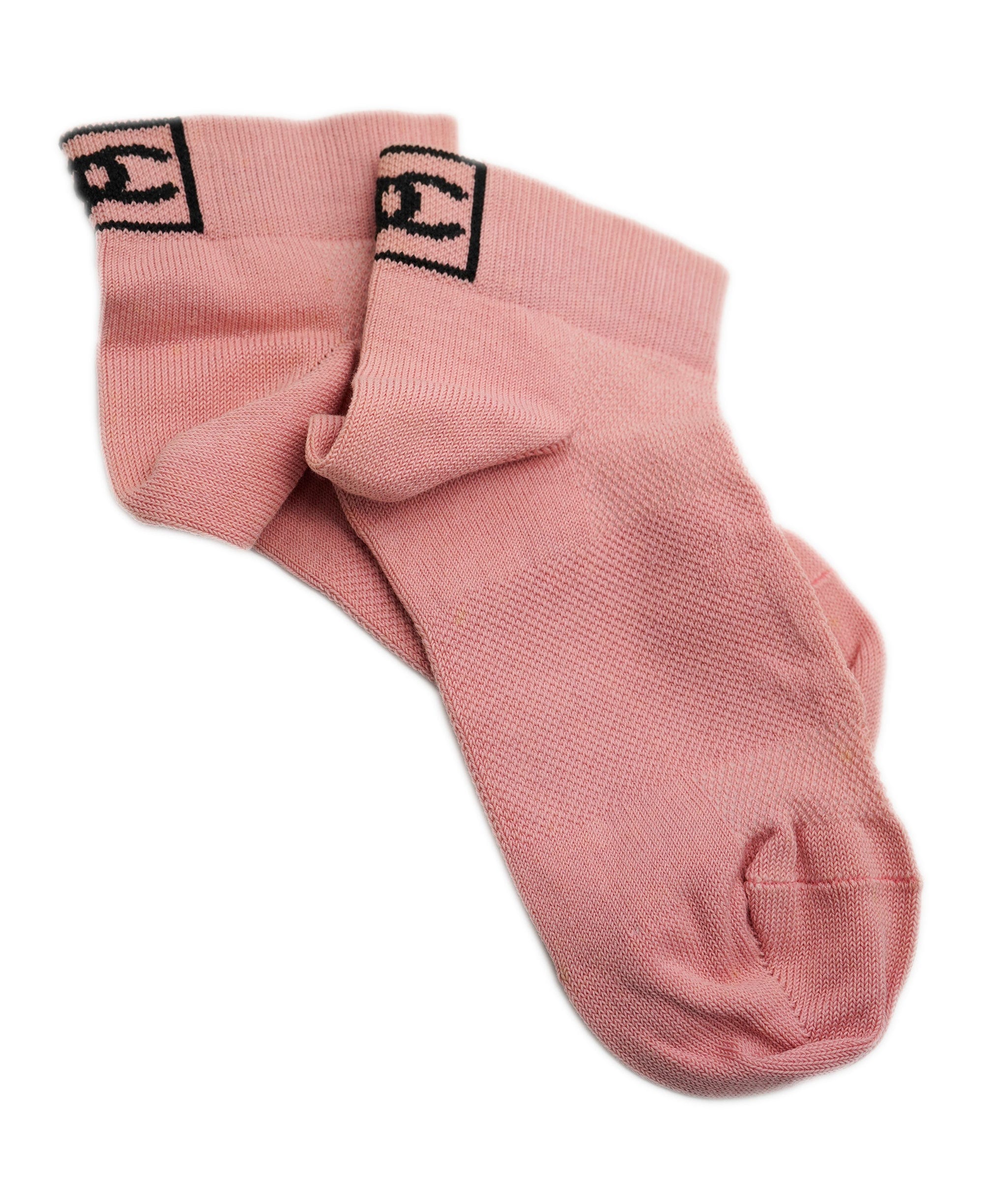 Chanel Chanel 03A CC Socks Pink ASL9621