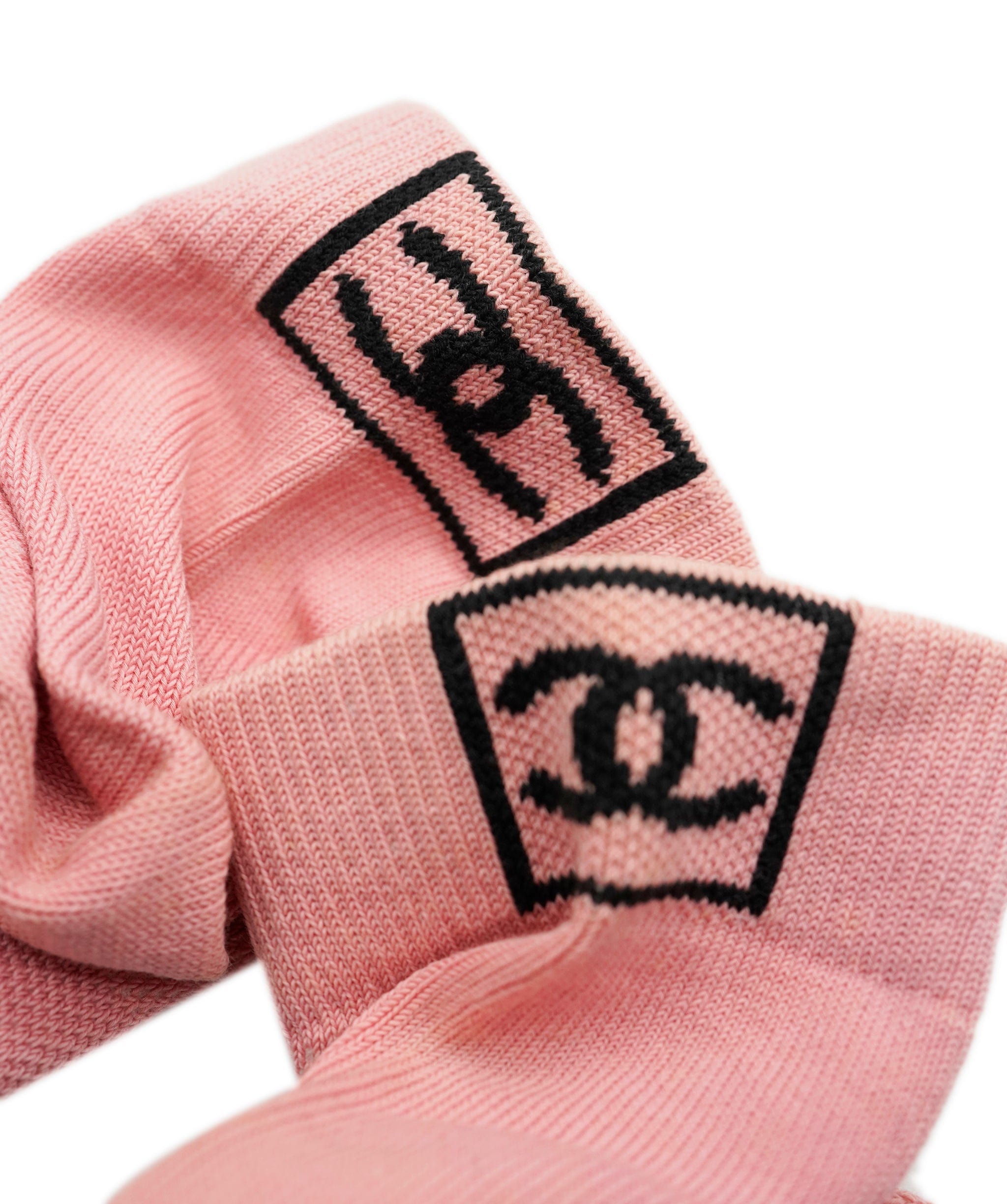 Chanel Chanel 03A CC Socks Pink ASL9621