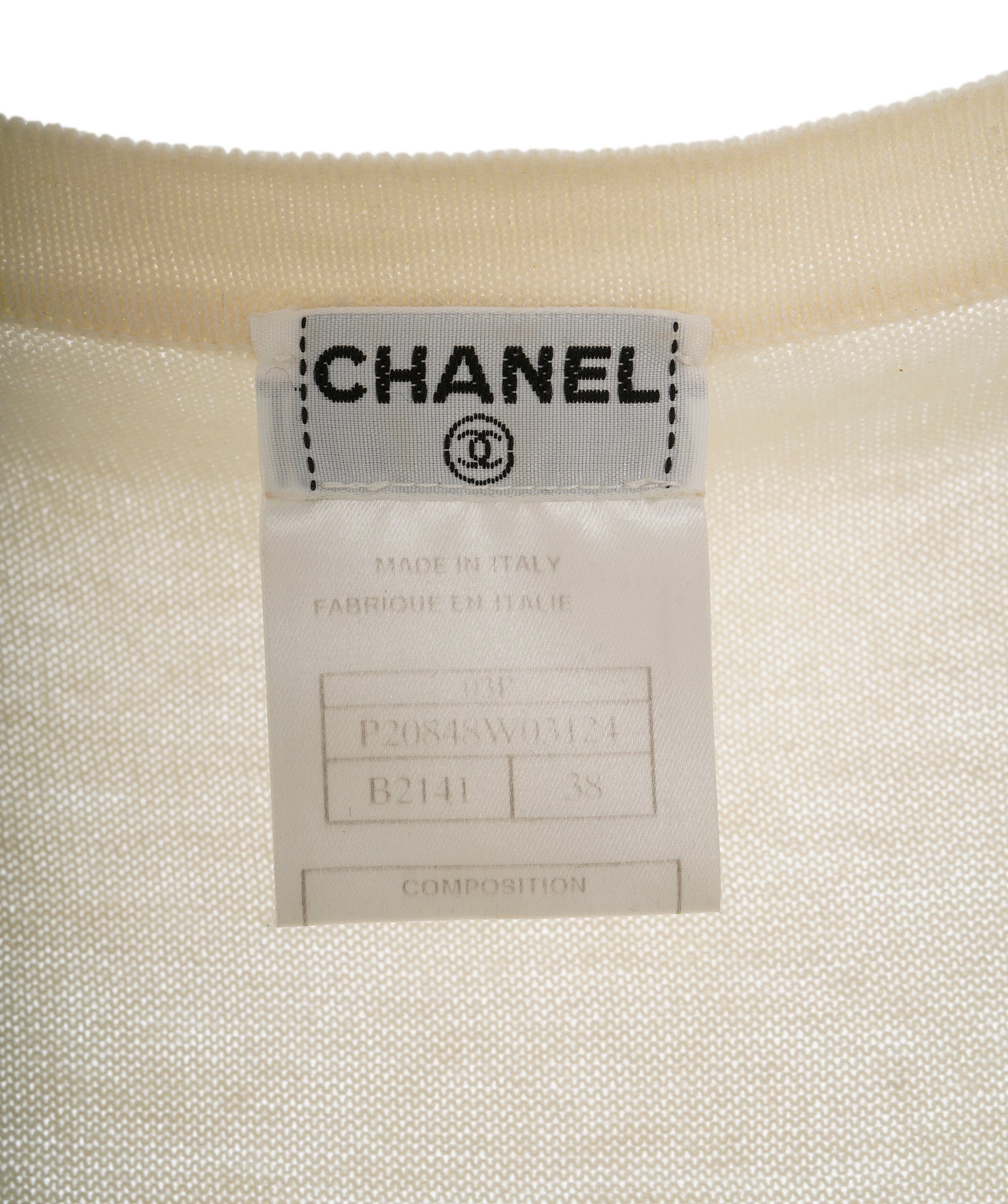 Chanel Chanel 03P Tops Knit #38 Cashmere ASL3774