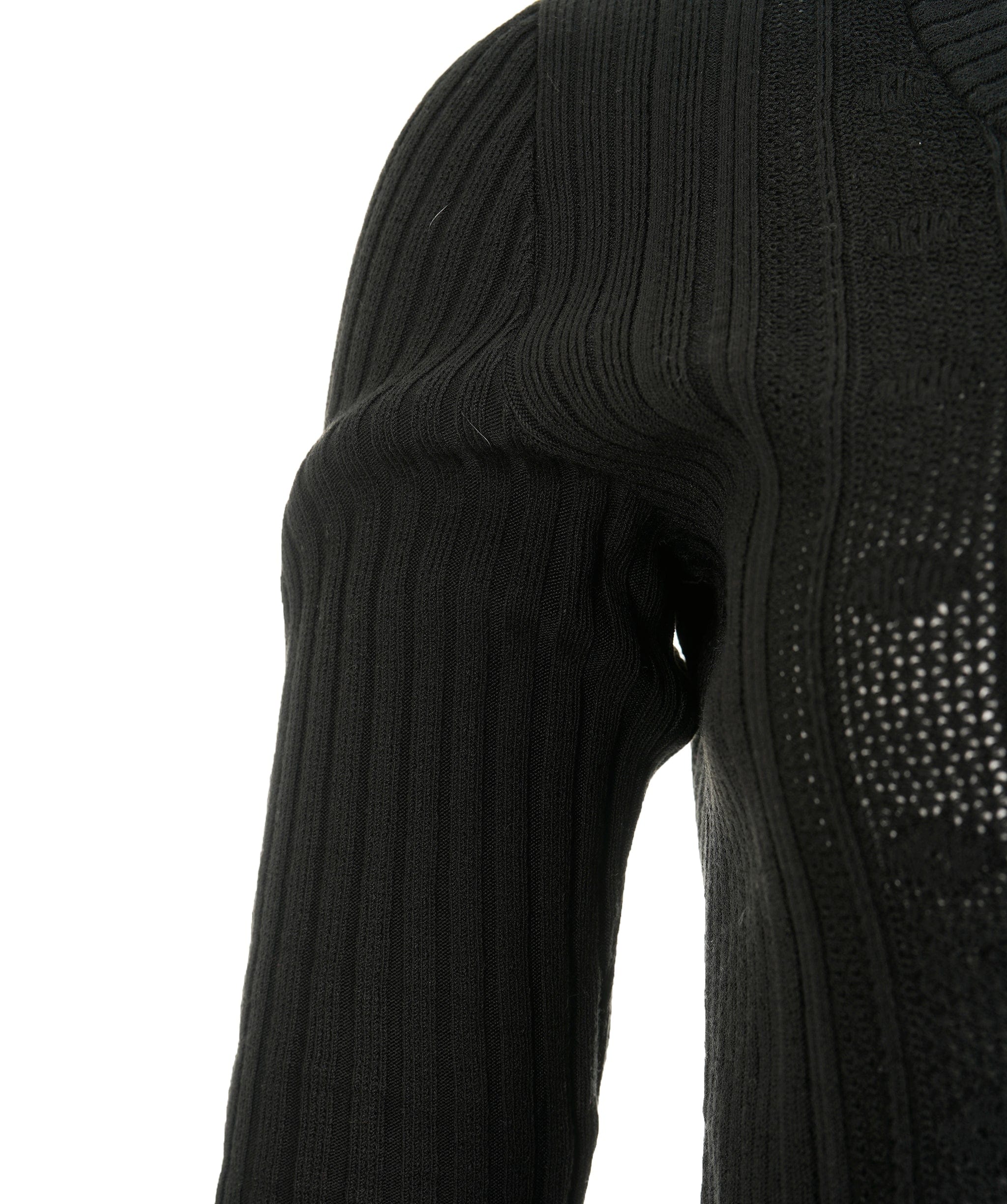 Chanel Chanel 05A CC Knit Top Black ASL9350