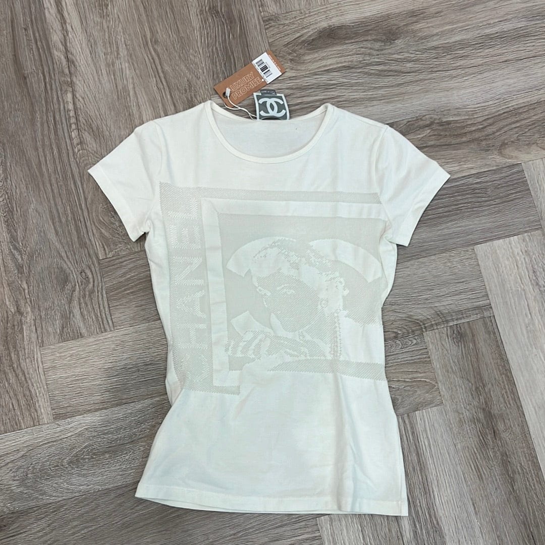 Chanel Chanel 06P Big Logo T-shirt White ASL9538