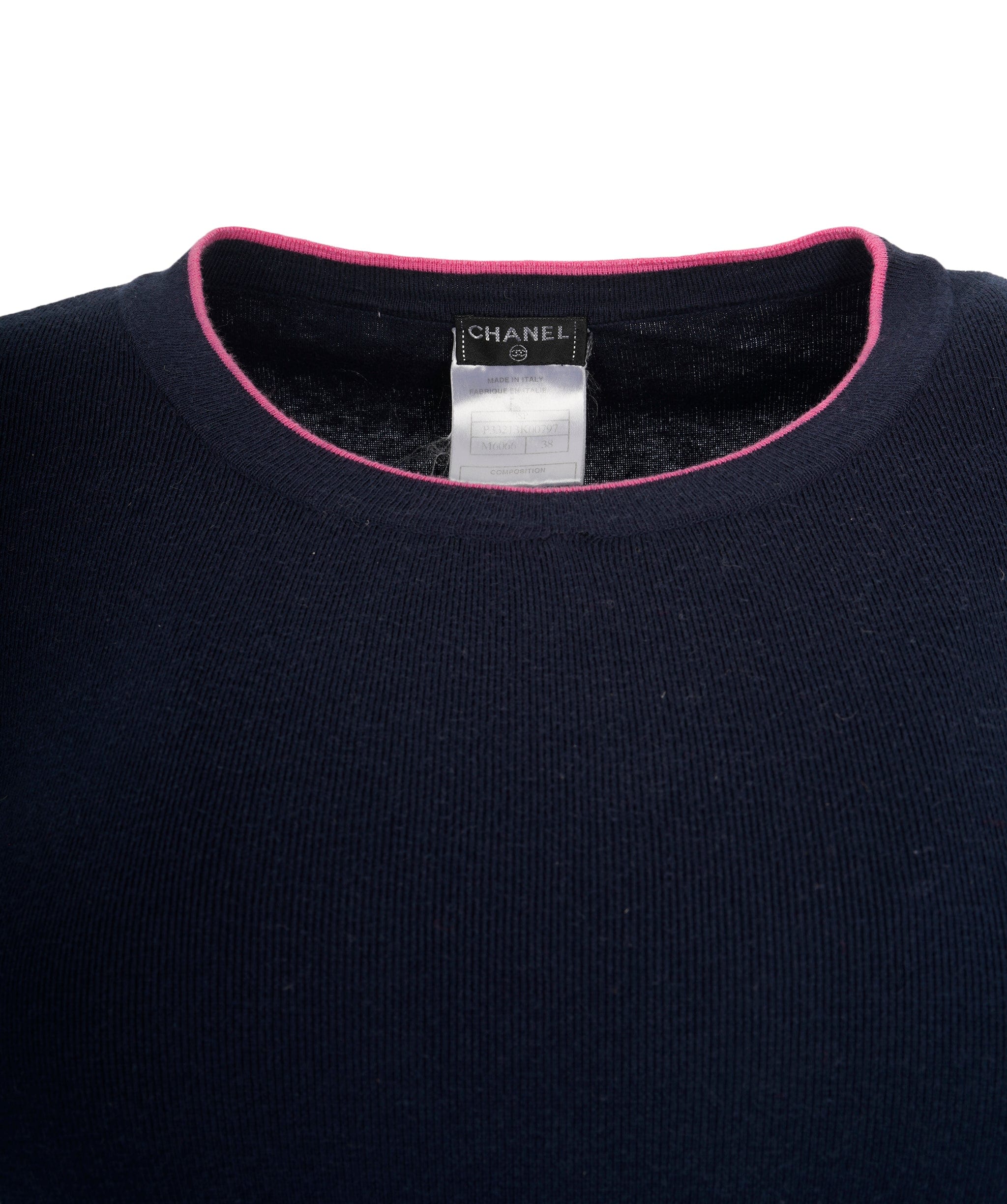 Chanel Chanel 08P CC Sleeve Top Navy ASL8623