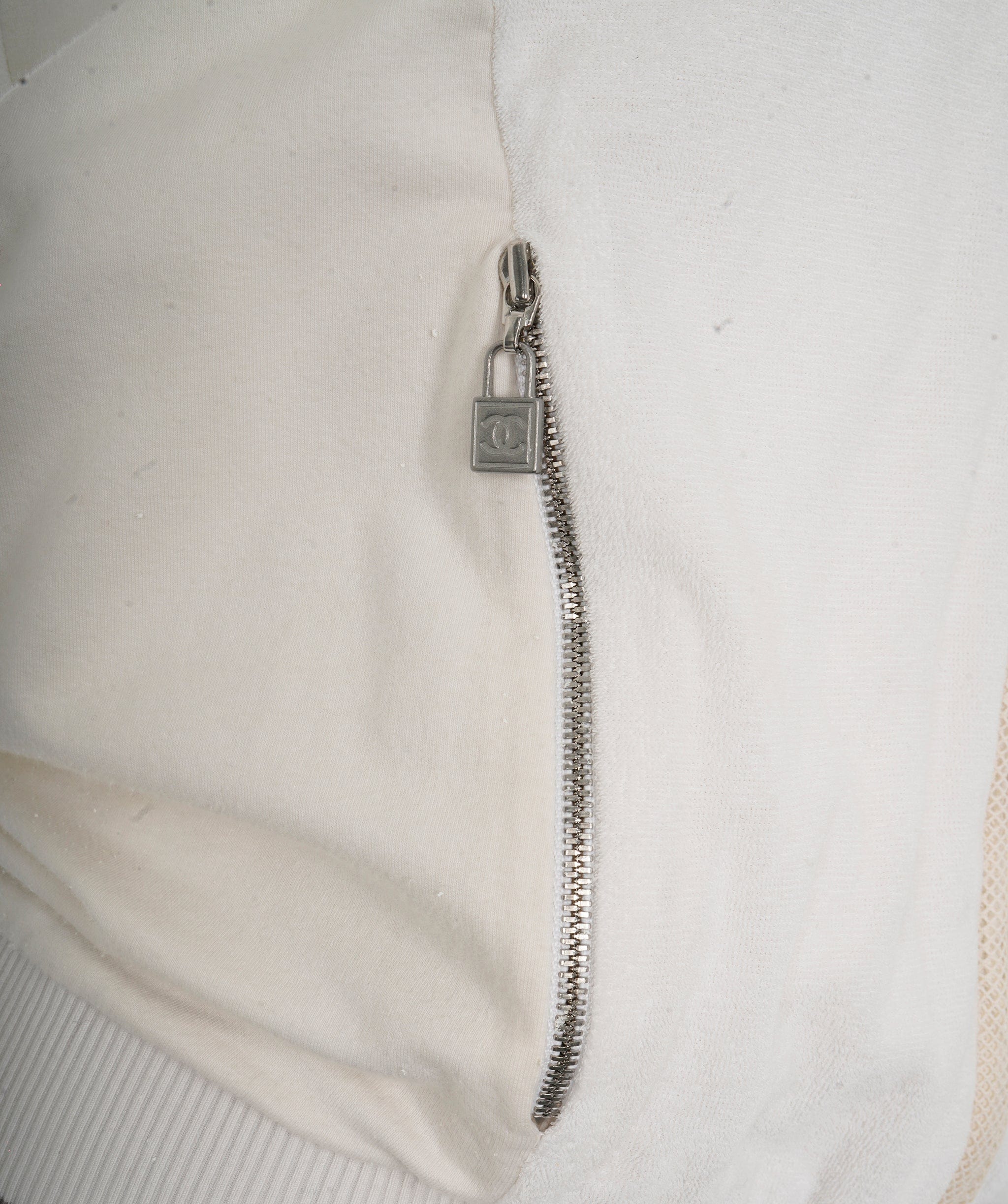 Chanel Chanel 08P Hoodie Jacket White ASL4479