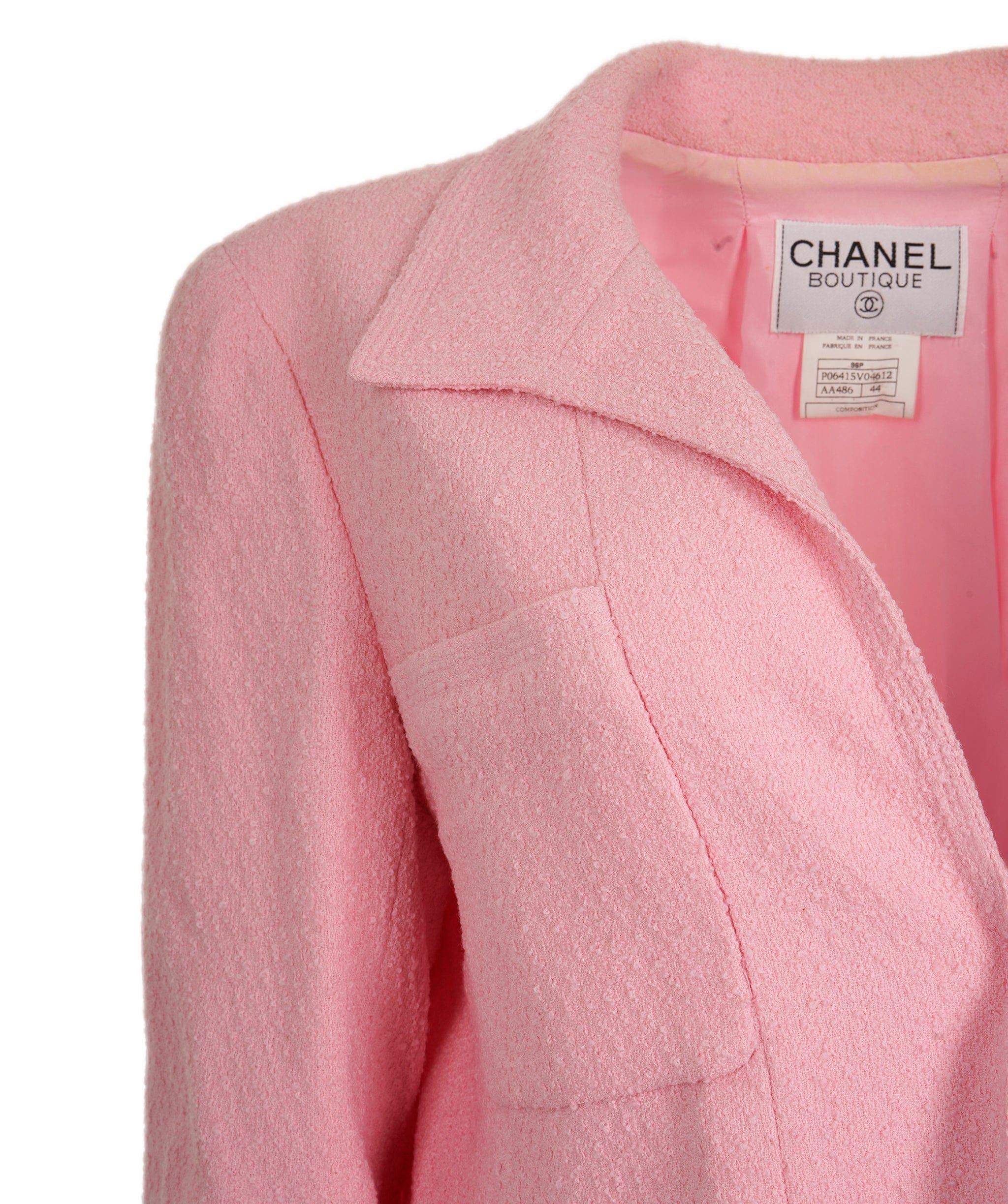 Chanel Chanel 96P Shirt Suit Pink #44 ASL9351