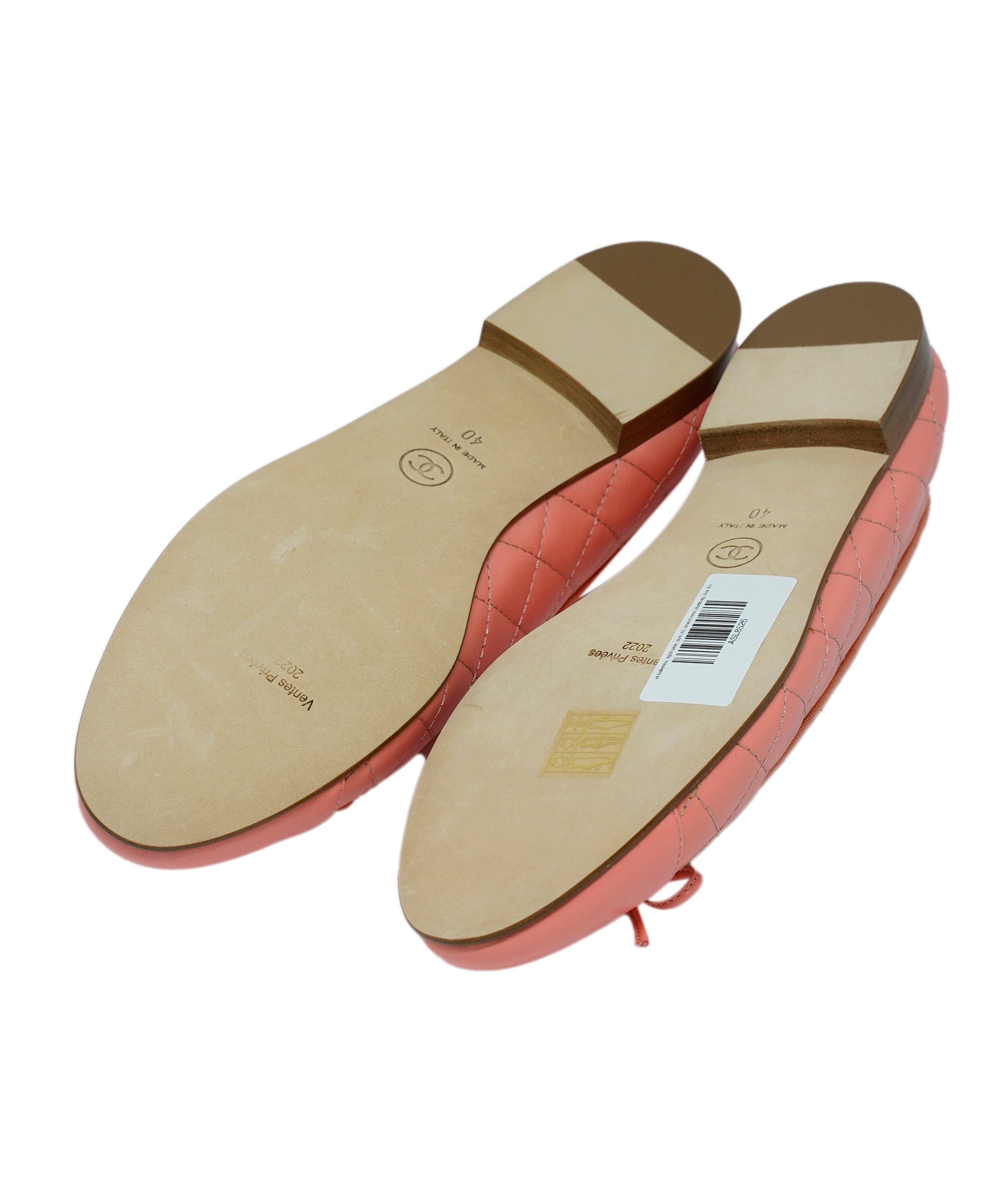 Chanel Chanel ballerina flats coral size 40 - ASL8526