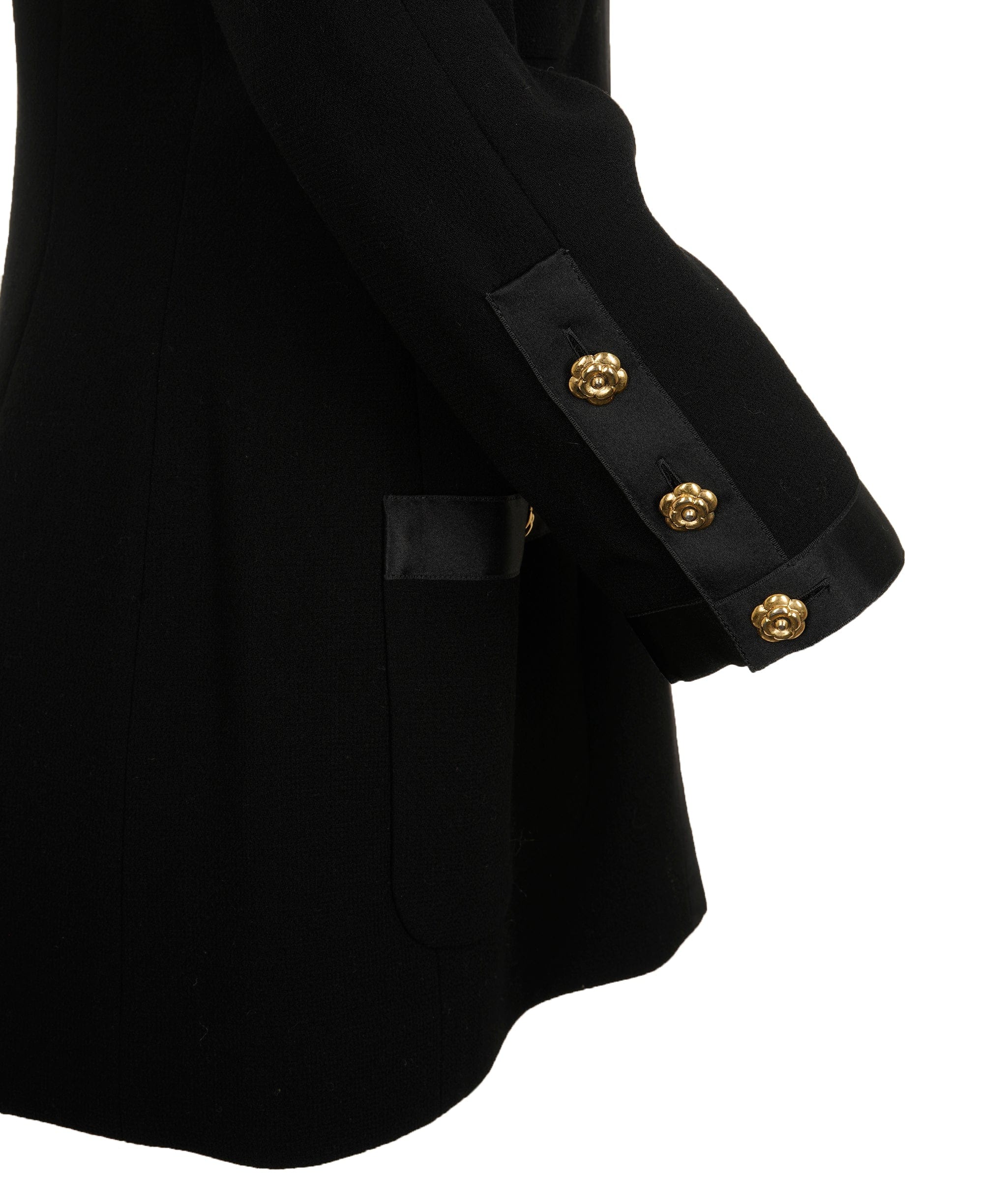 Chanel Chanel black tweed jacket size 44 - AJC0399