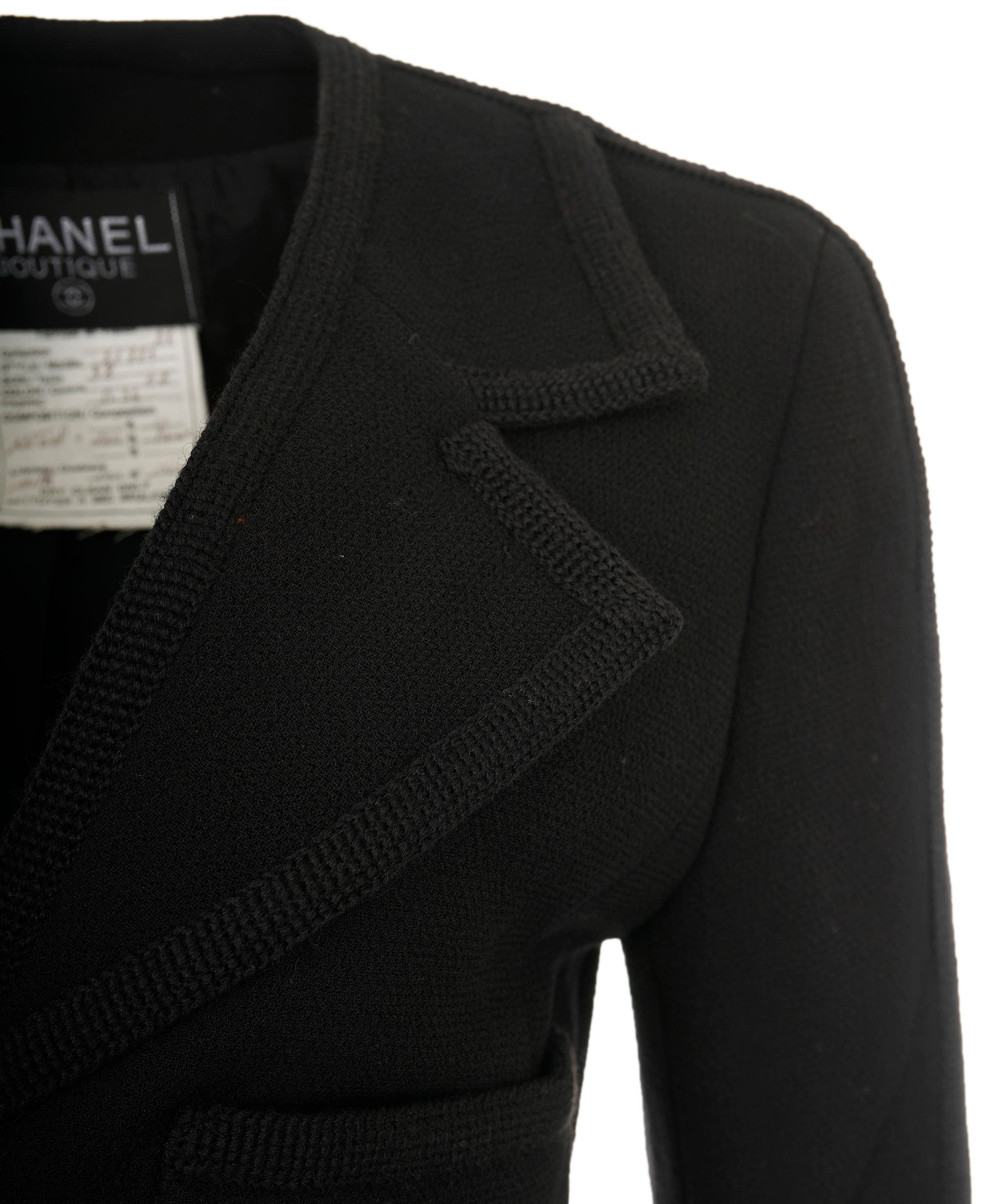 Chanel Chanel Blazer Jacket Black ASL8613