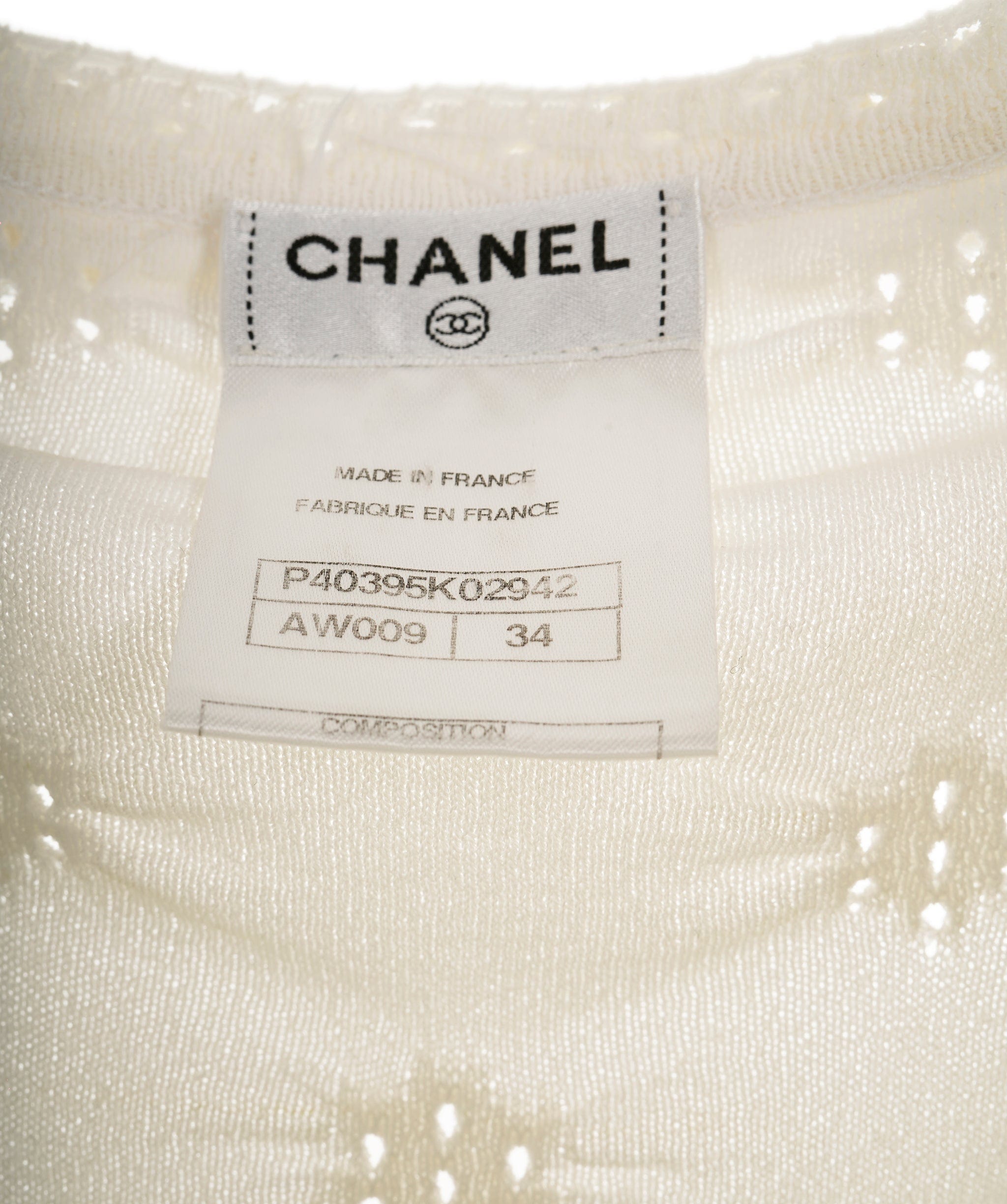 Chanel Chanel Cardigan and Dress Co ord White ALL0458