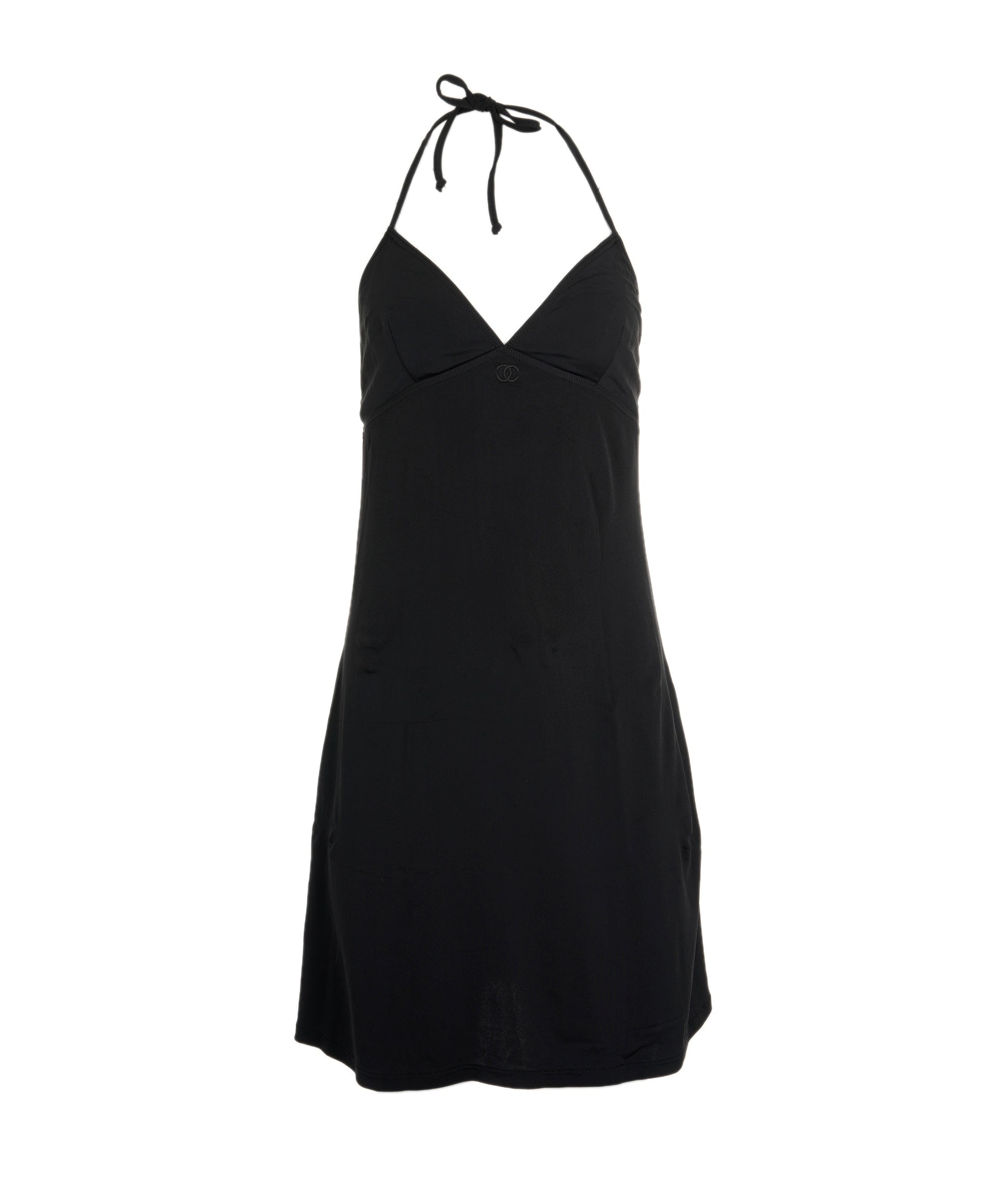 Chanel Chanel CC Swim Dress Black ASL8228