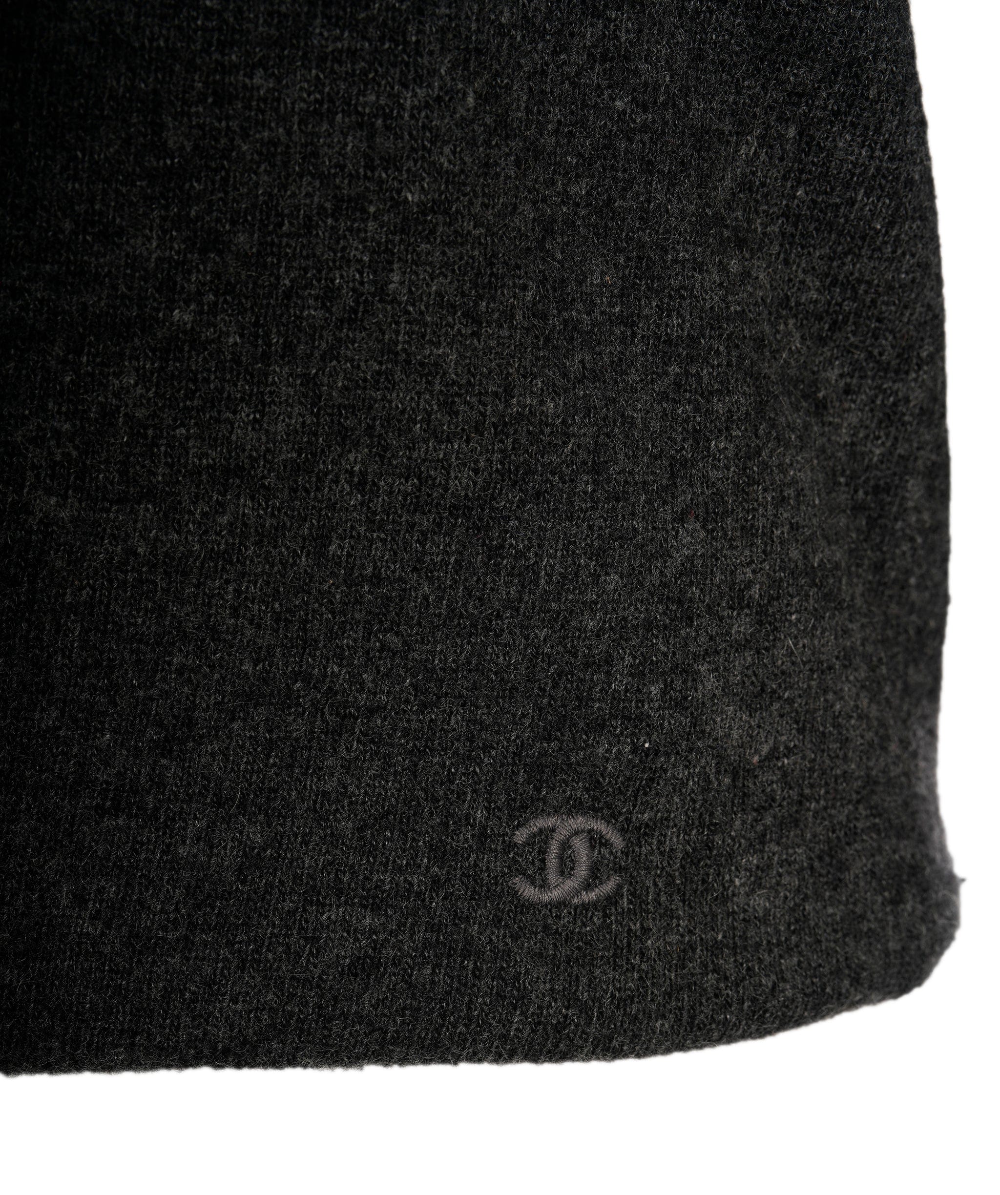 Chanel Chanel dark grey cashmere jumper - AJC0475