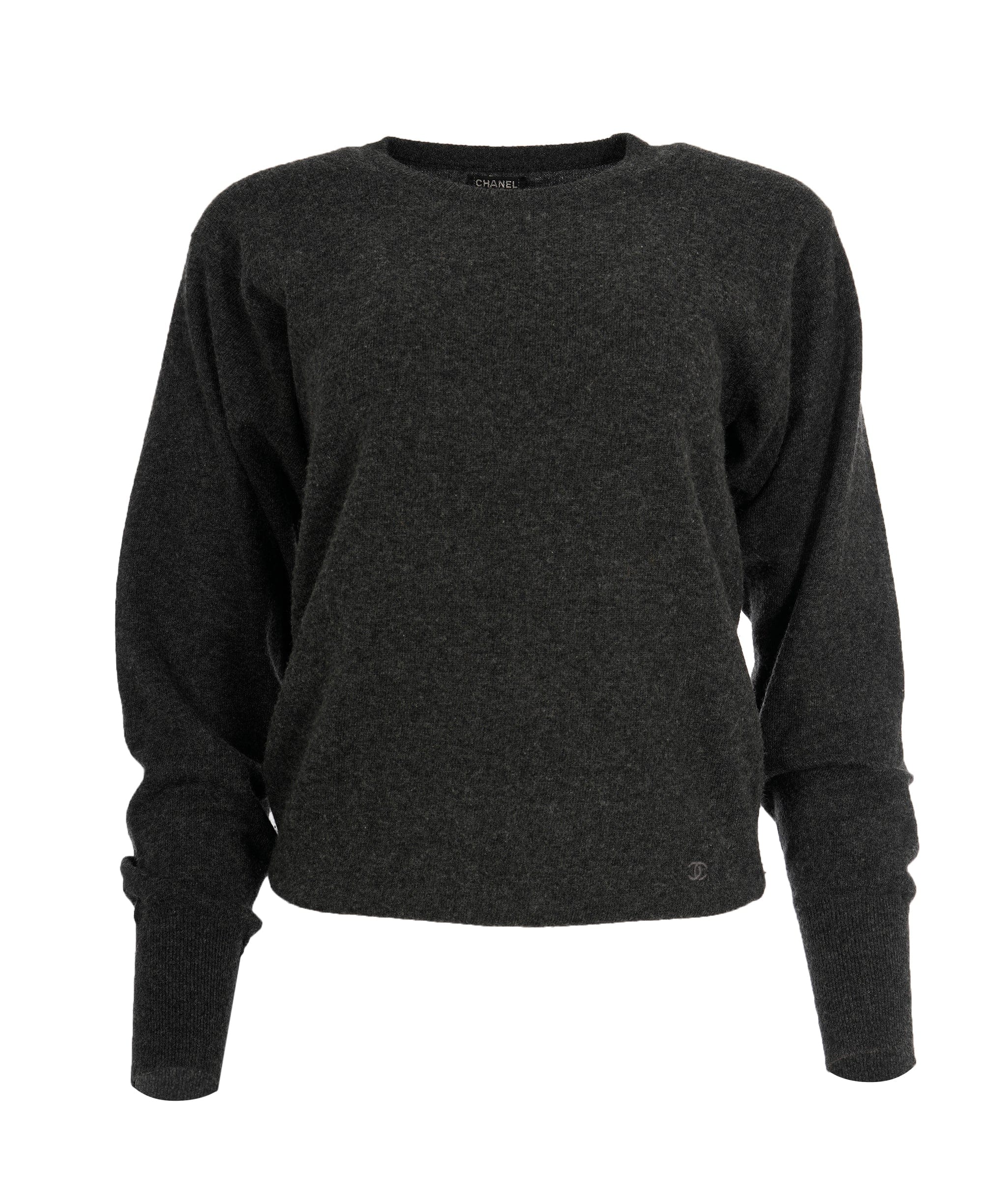 Chanel Chanel dark grey cashmere jumper - AJC0475