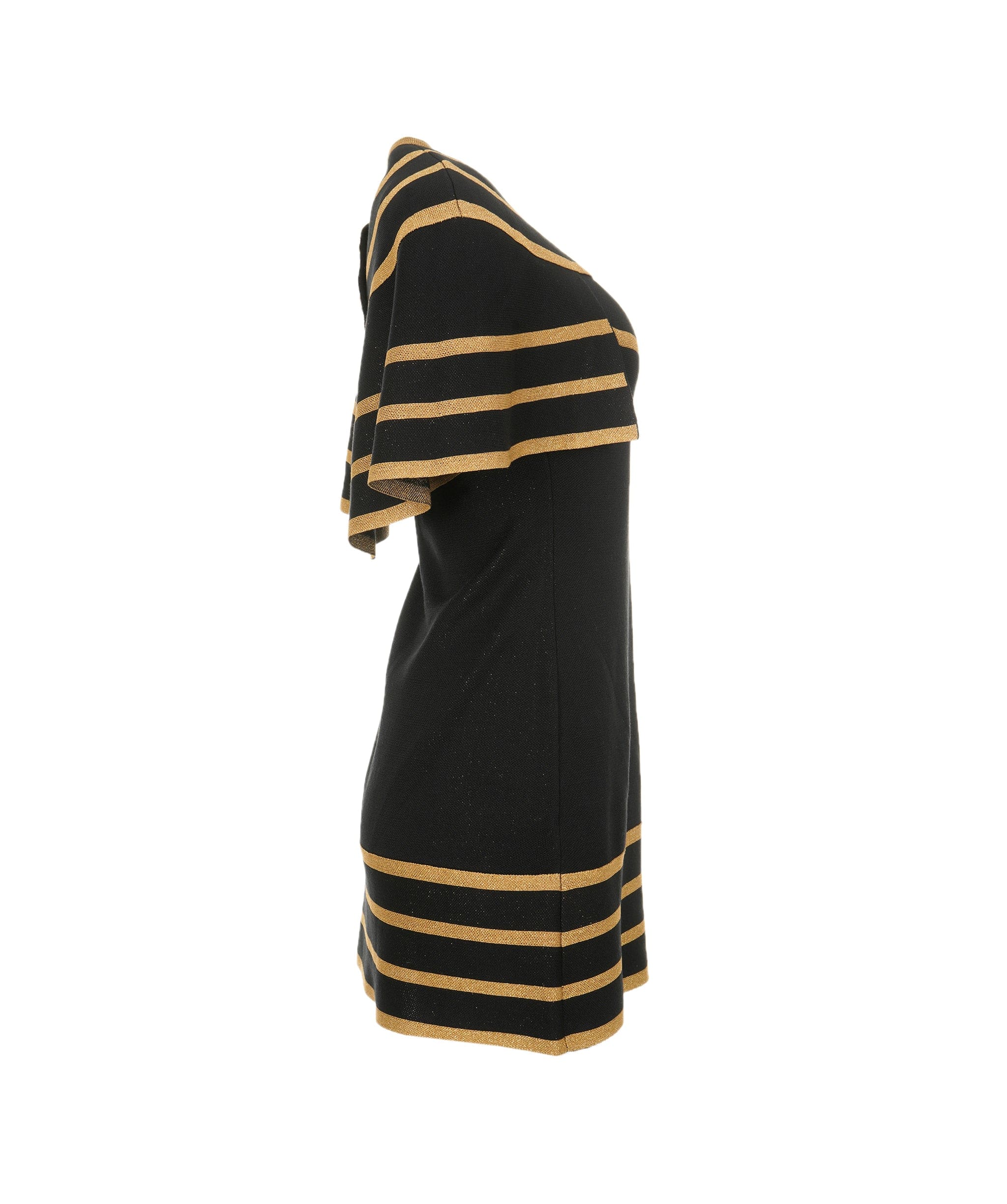 Chanel Chanel Dress black with gold stripes Pre fall 2019 FR34 AVC1247