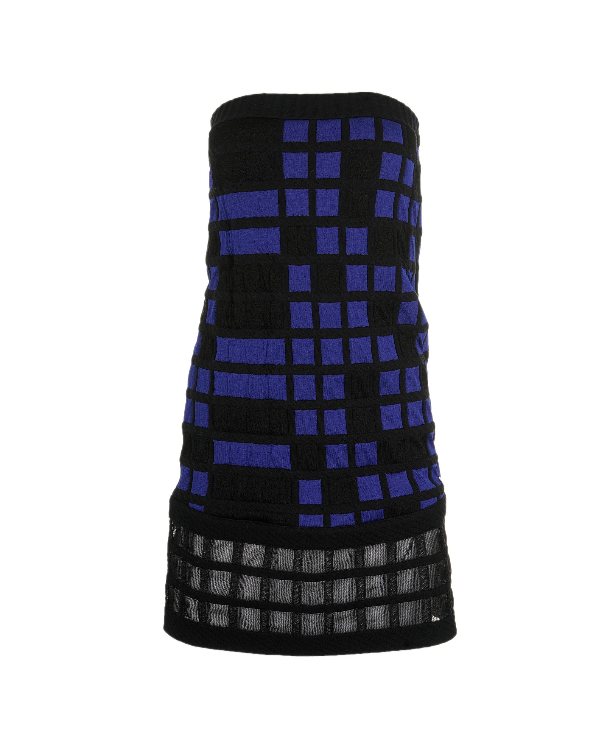 Chanel Chanel Dress Tube blue black FR38 P46104K05787 AVC1237